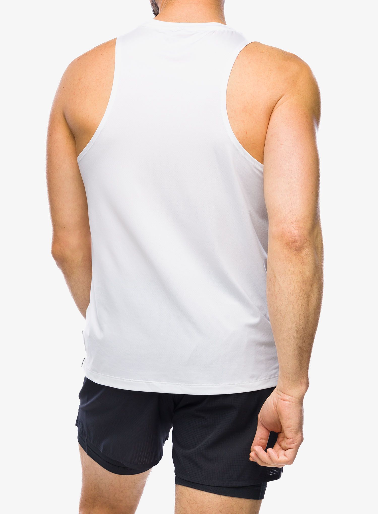 Běžecké tričko Brooks Atmosphere Singlet 2.0 - white/interval gradient