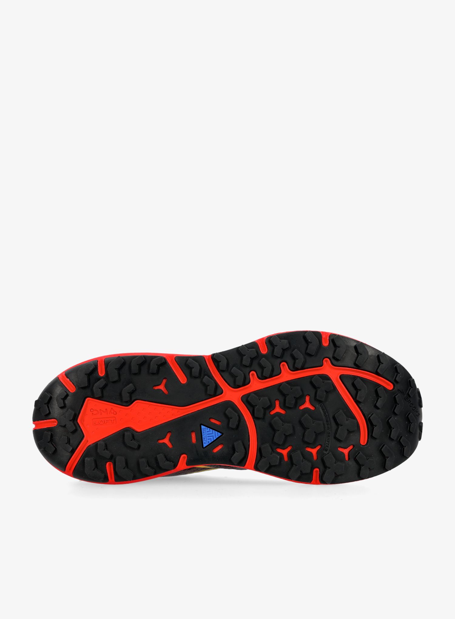 Běžecké boty pánské Brooks Divide 3 - black/fiery red/blazing yellow