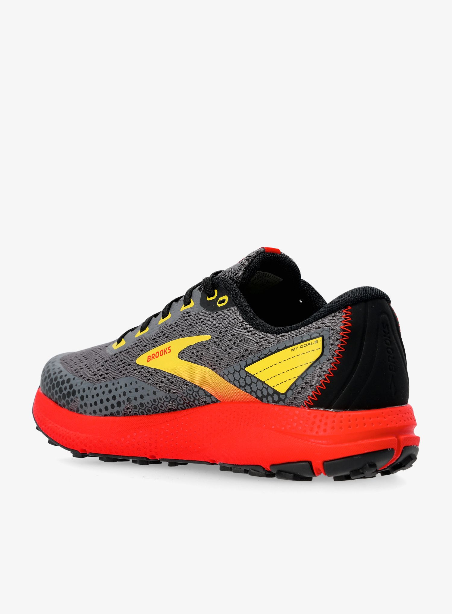 Běžecké boty pánské Brooks Divide 3 - black/fiery red/blazing yellow