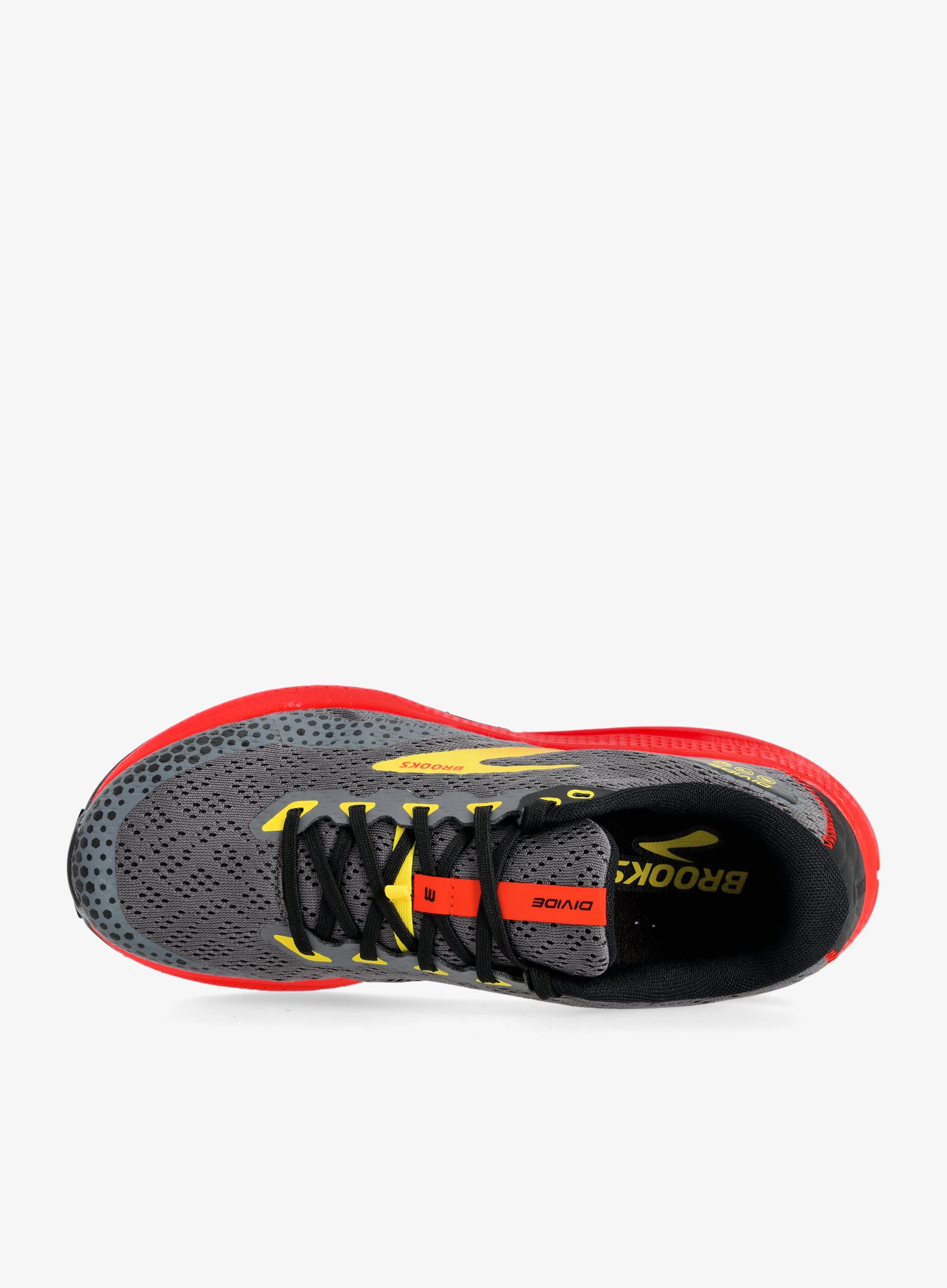 Běžecké boty pánské Brooks Divide 3 - black/fiery red/blazing yellow