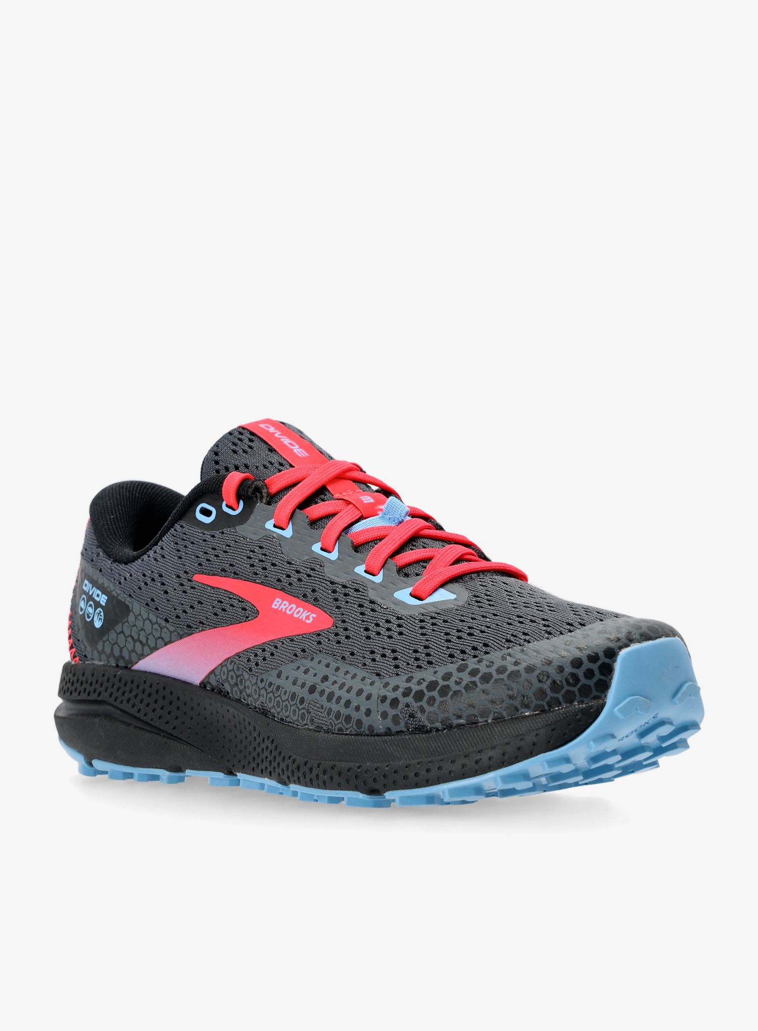 Boty na běhání dámské Brooks Divide 3 - ebony/black/diva pink