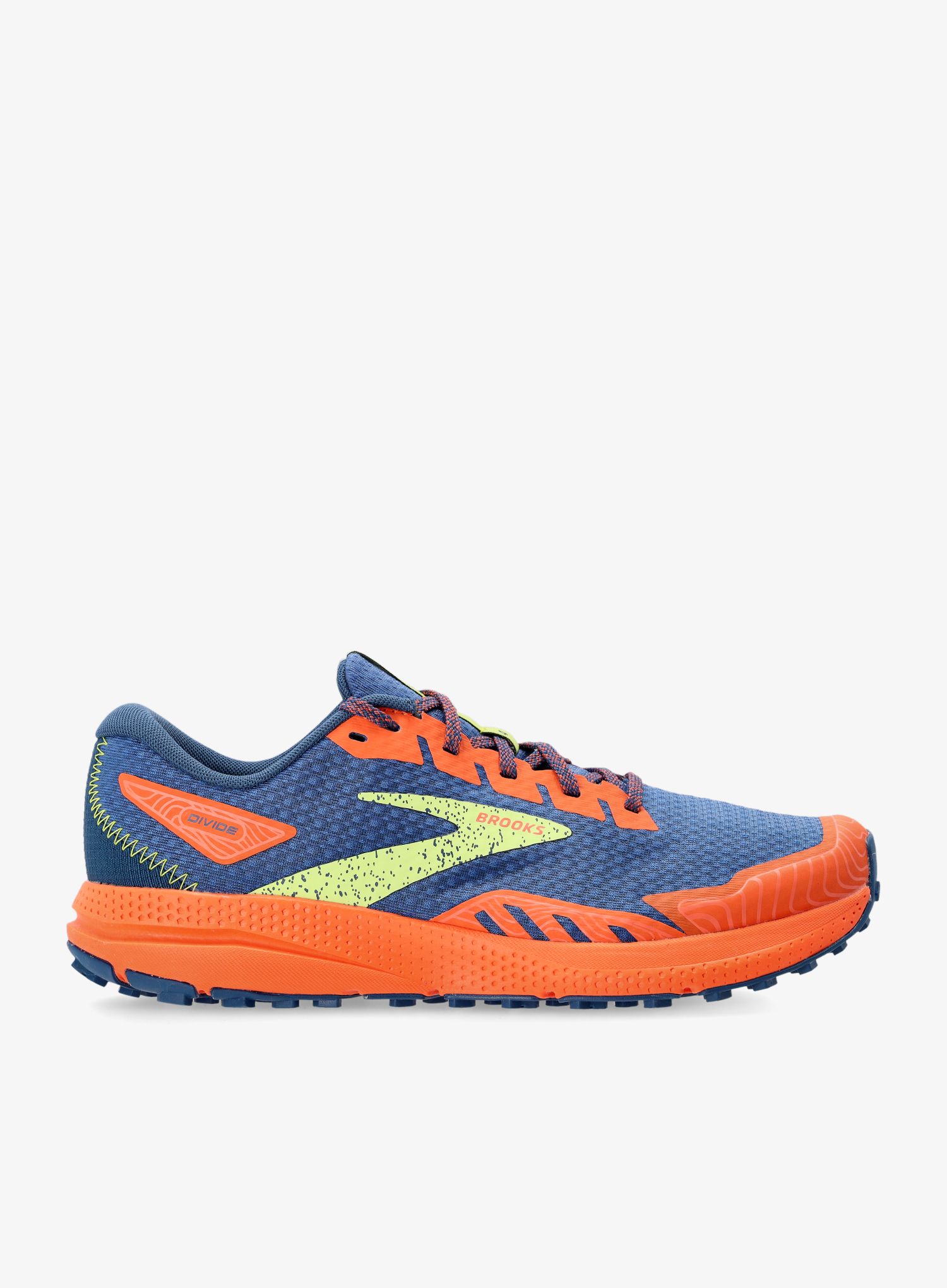 Trailové boty Brooks Divide 4 - navy/firecracker/sharp green