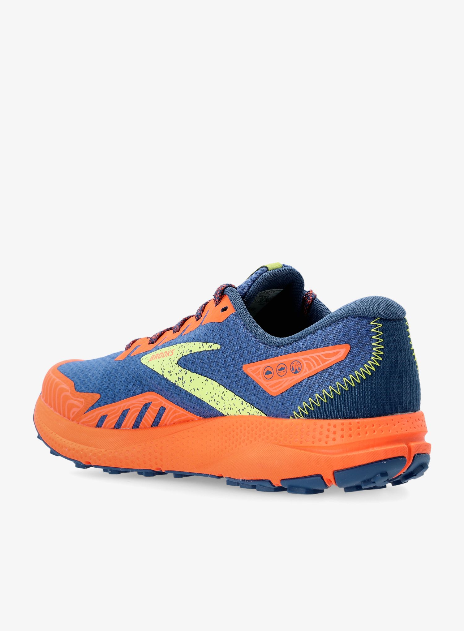 Trailové boty Brooks Divide 4 - navy/firecracker/sharp green