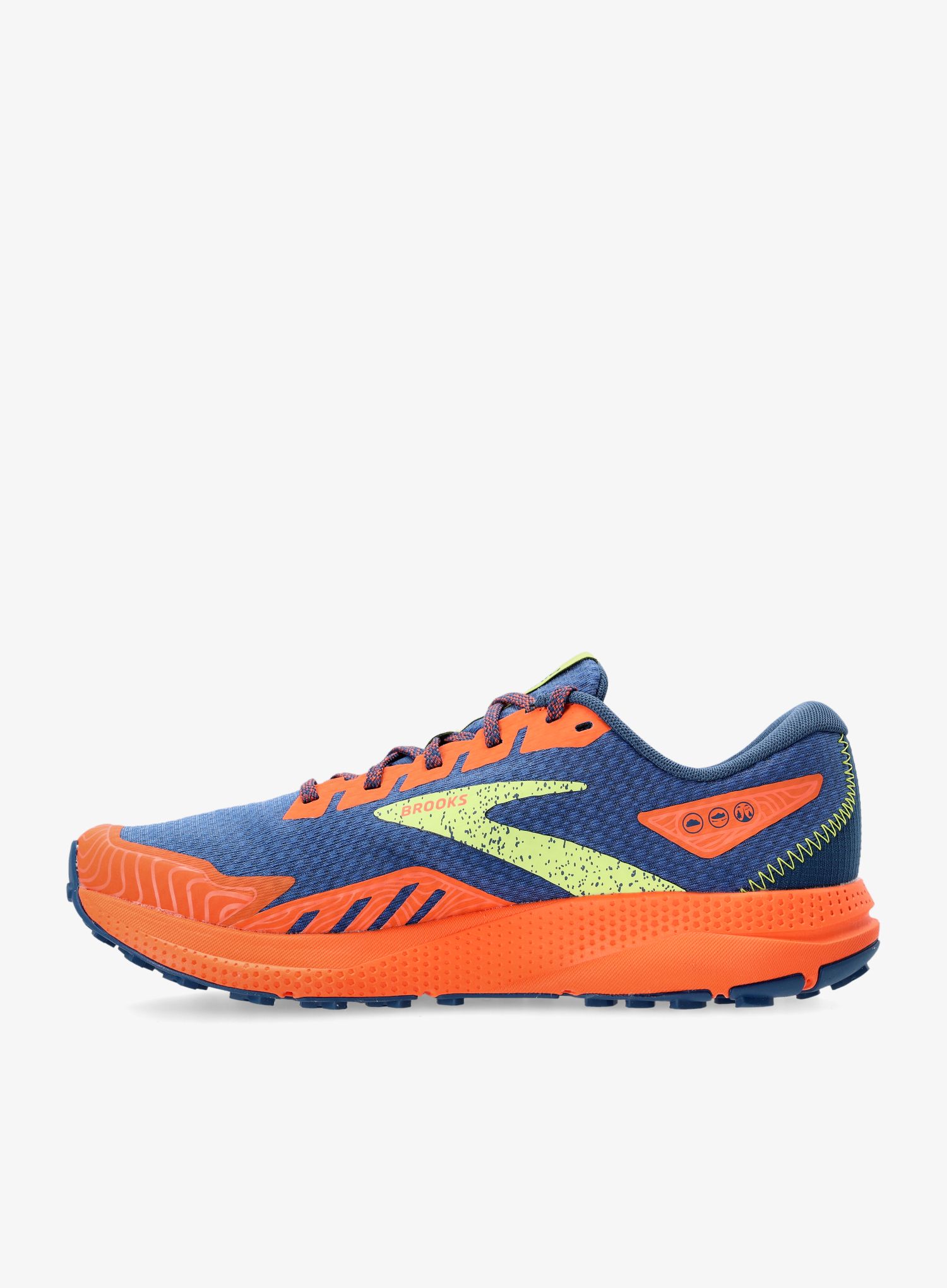 Trailové boty Brooks Divide 4 - navy/firecracker/sharp green