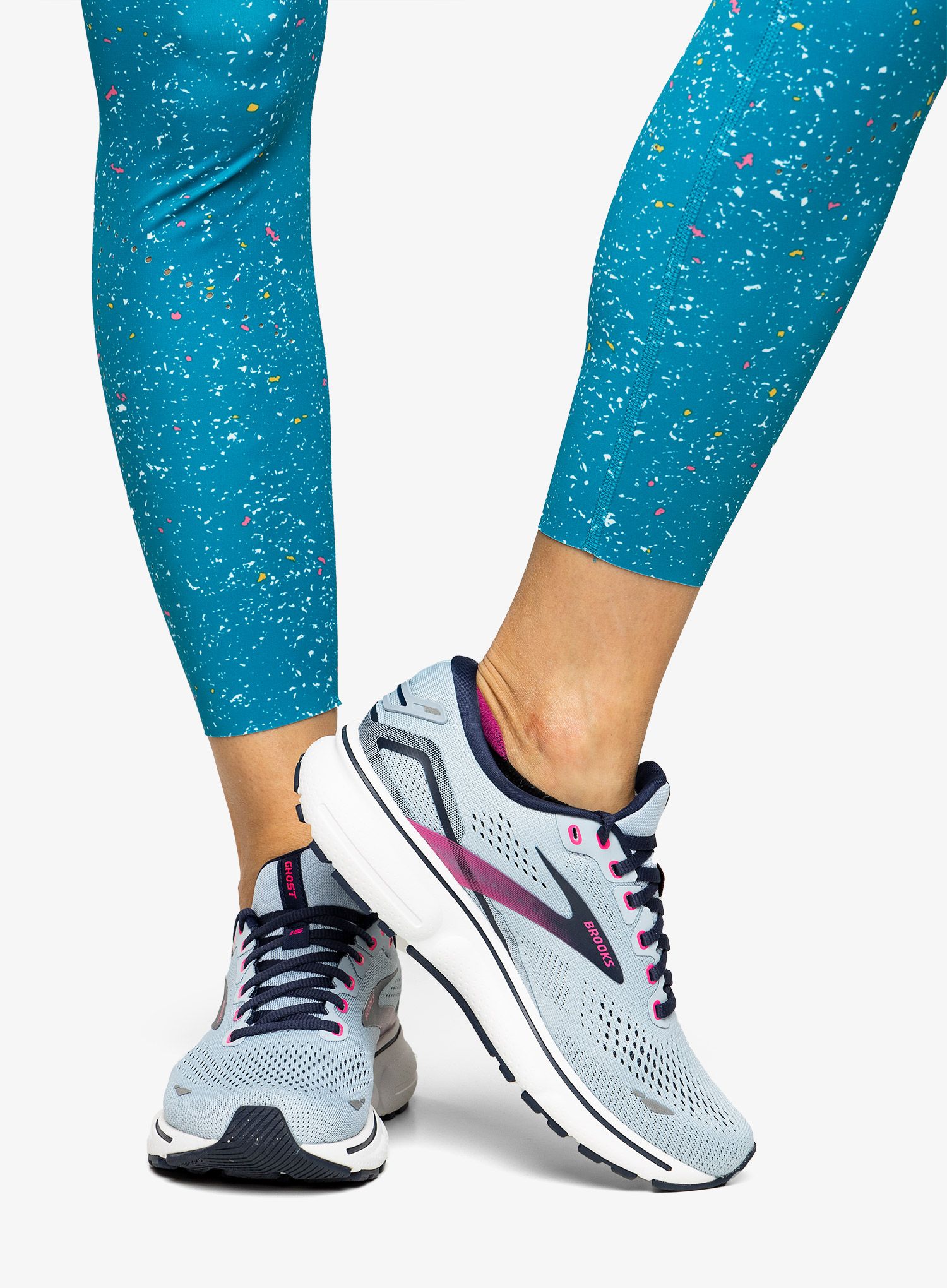 Běžecké boty dámské Brooks Ghost 15 - kentucky blue/peacoat/pink