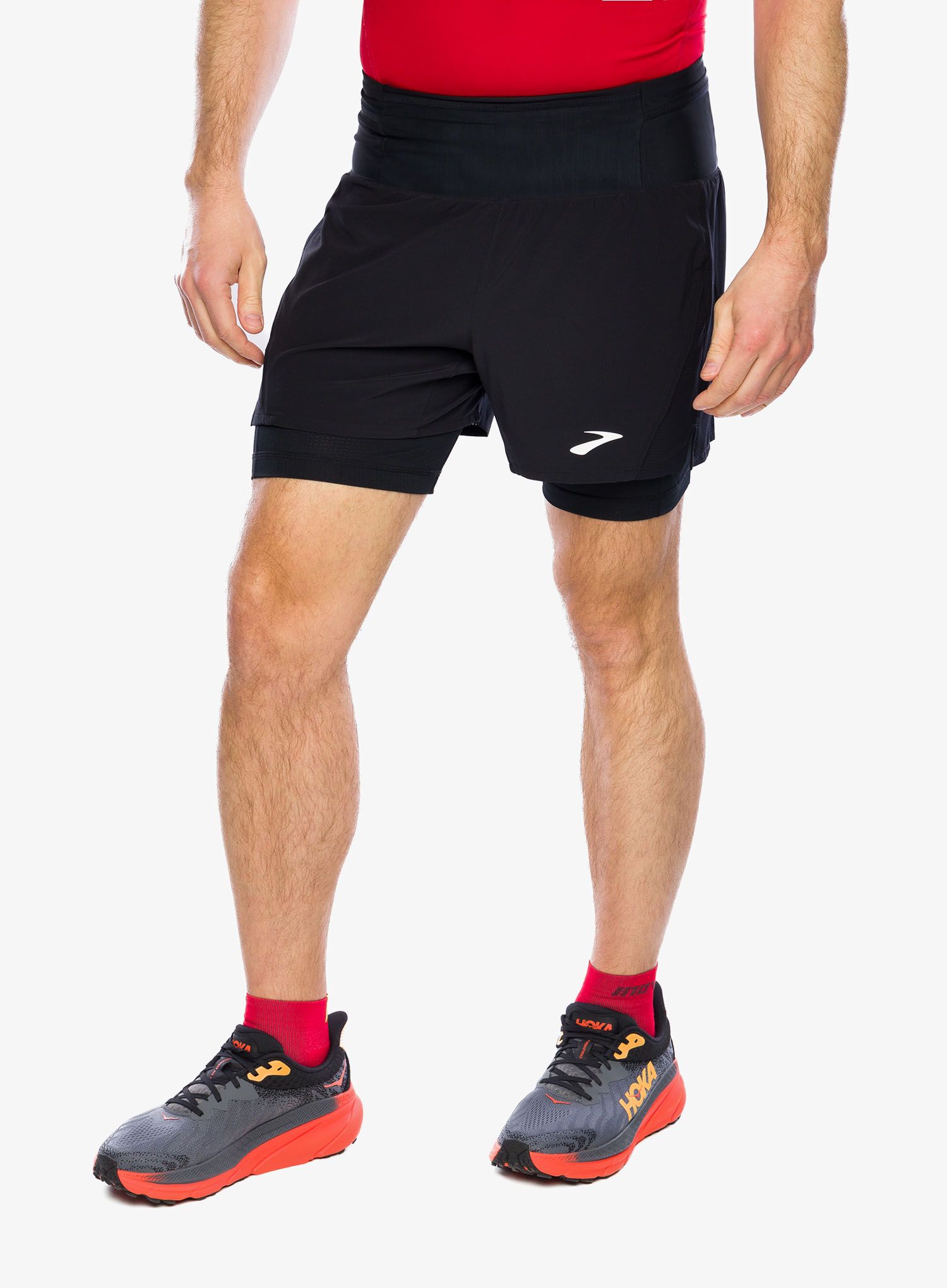 Běžecké kraťasy Brooks High Point 3in 2-in-1 Short 2.0 - black