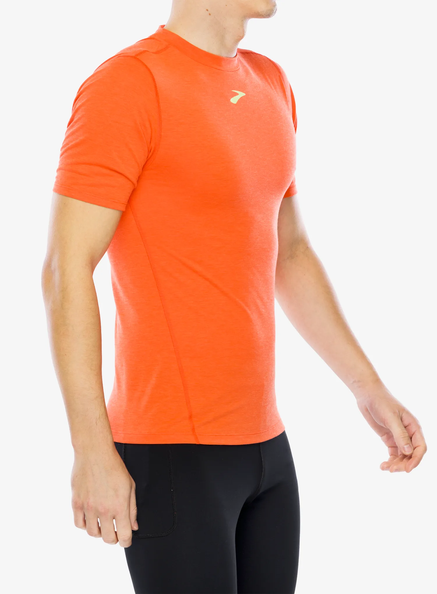 Běžecké tričko Brooks High Point Short Sleeve - cherry tomato