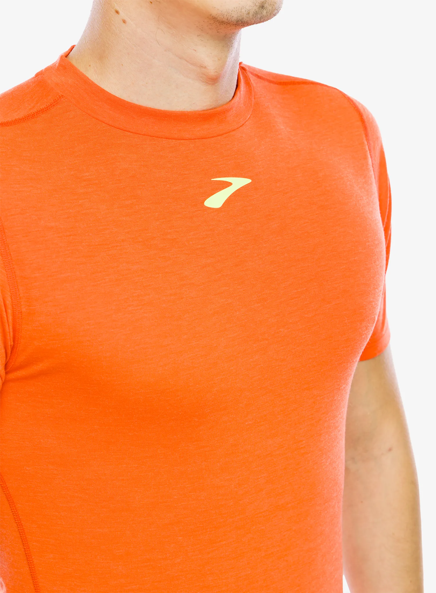 Běžecké tričko Brooks High Point Short Sleeve - cherry tomato