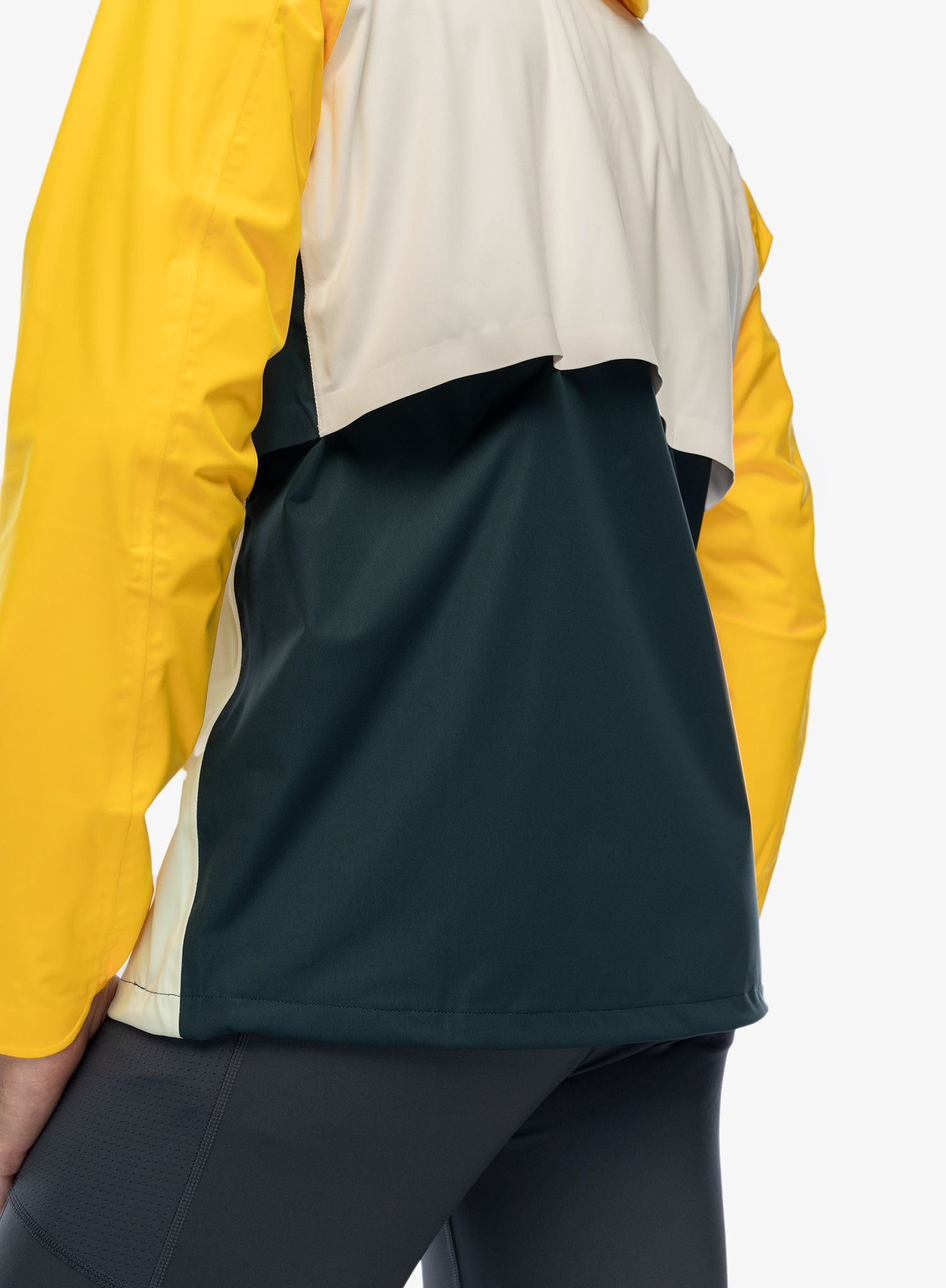 Bunda do deště Brooks High Point Waterproof Jacket - green/ecru/lemon