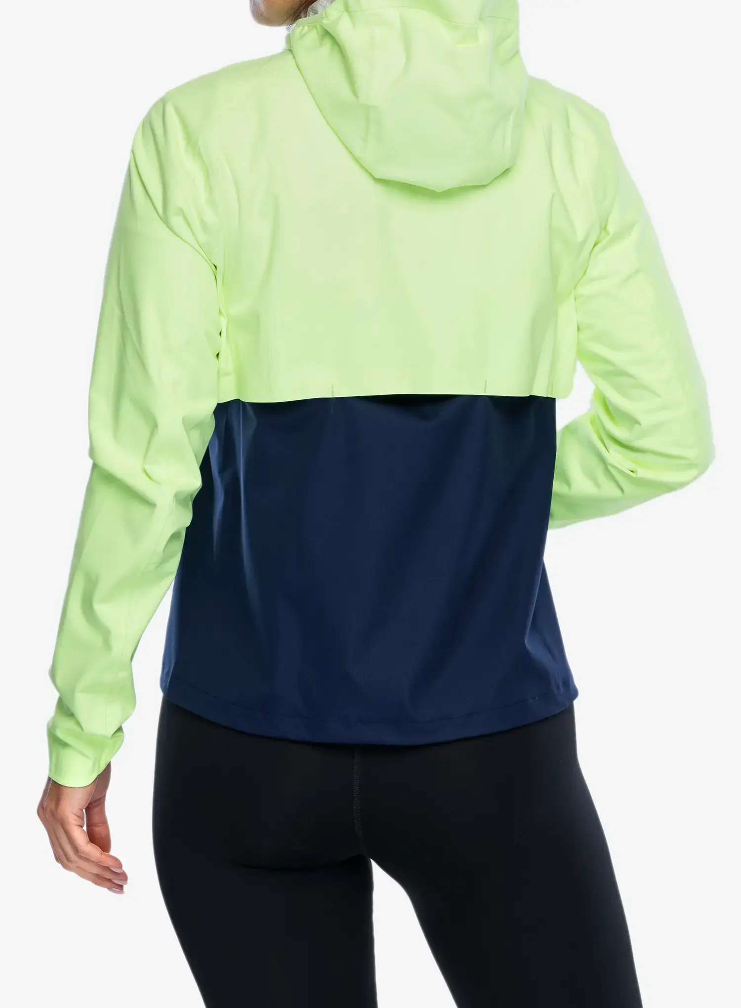 Bunda na běhání dámská Brooks High Point Waterproof Jacket - lime/navy