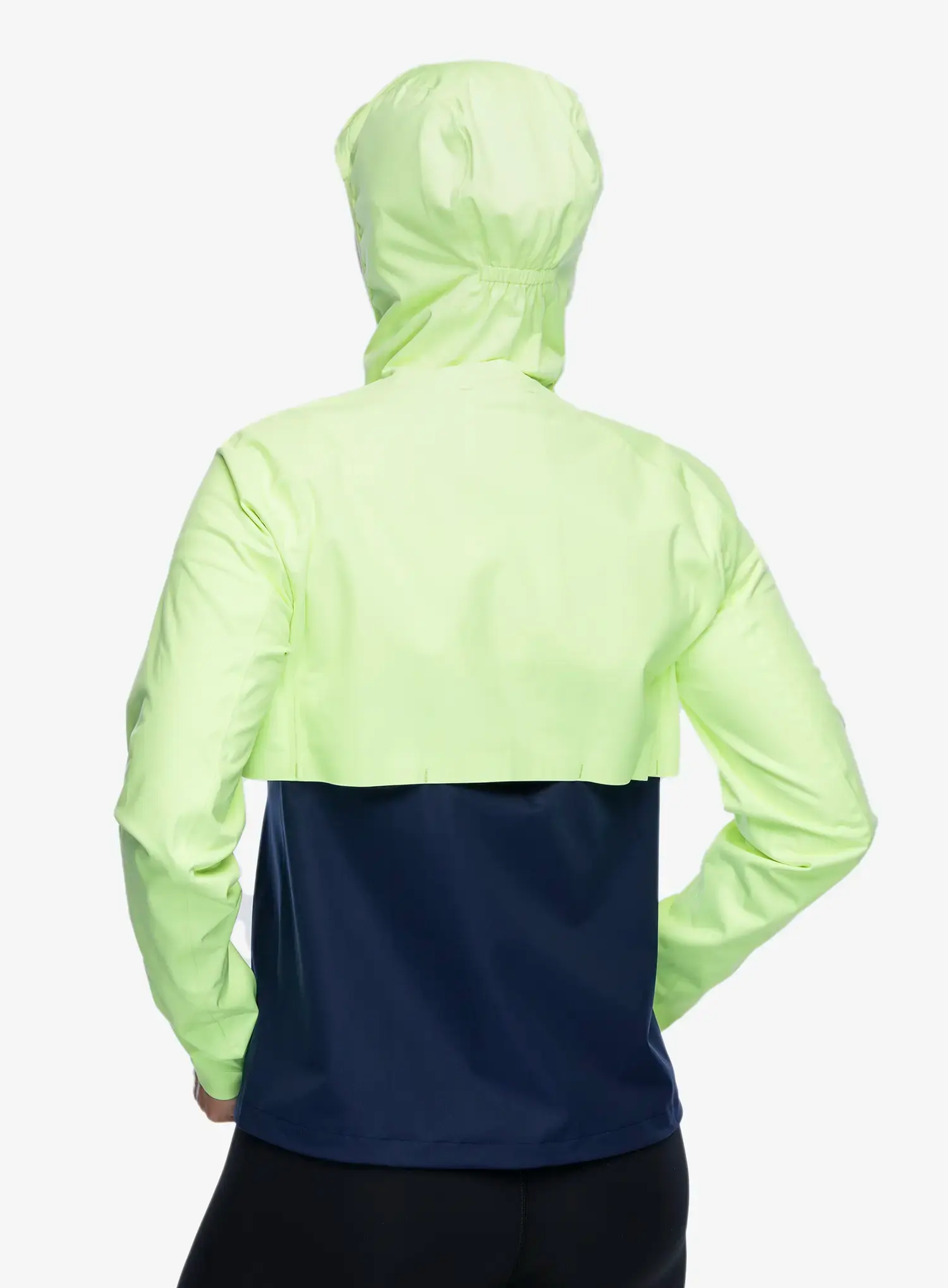 Bunda na běhání dámská Brooks High Point Waterproof Jacket - lime/navy