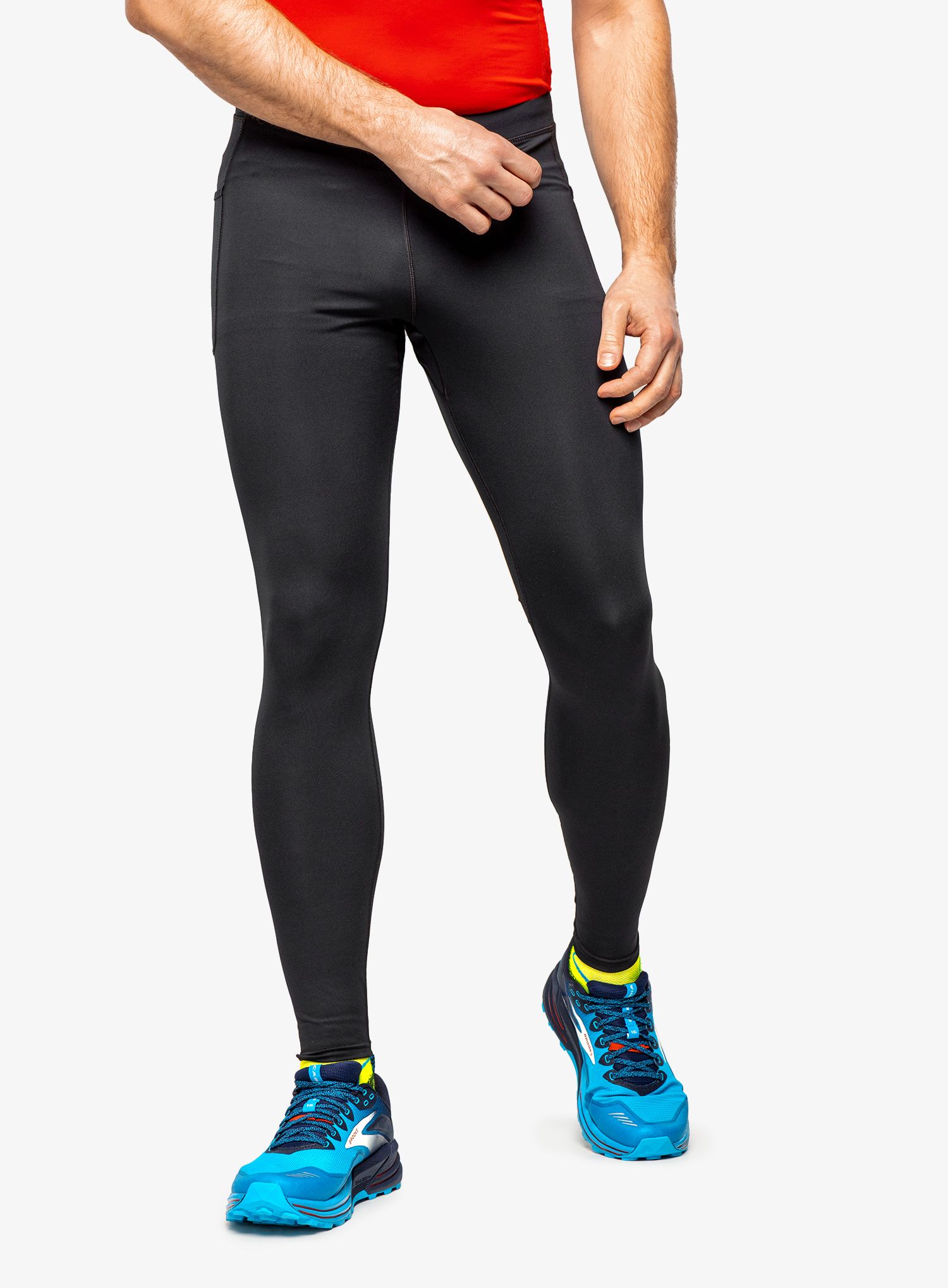 Běžecké legíny pánské Brooks Source Tight - black