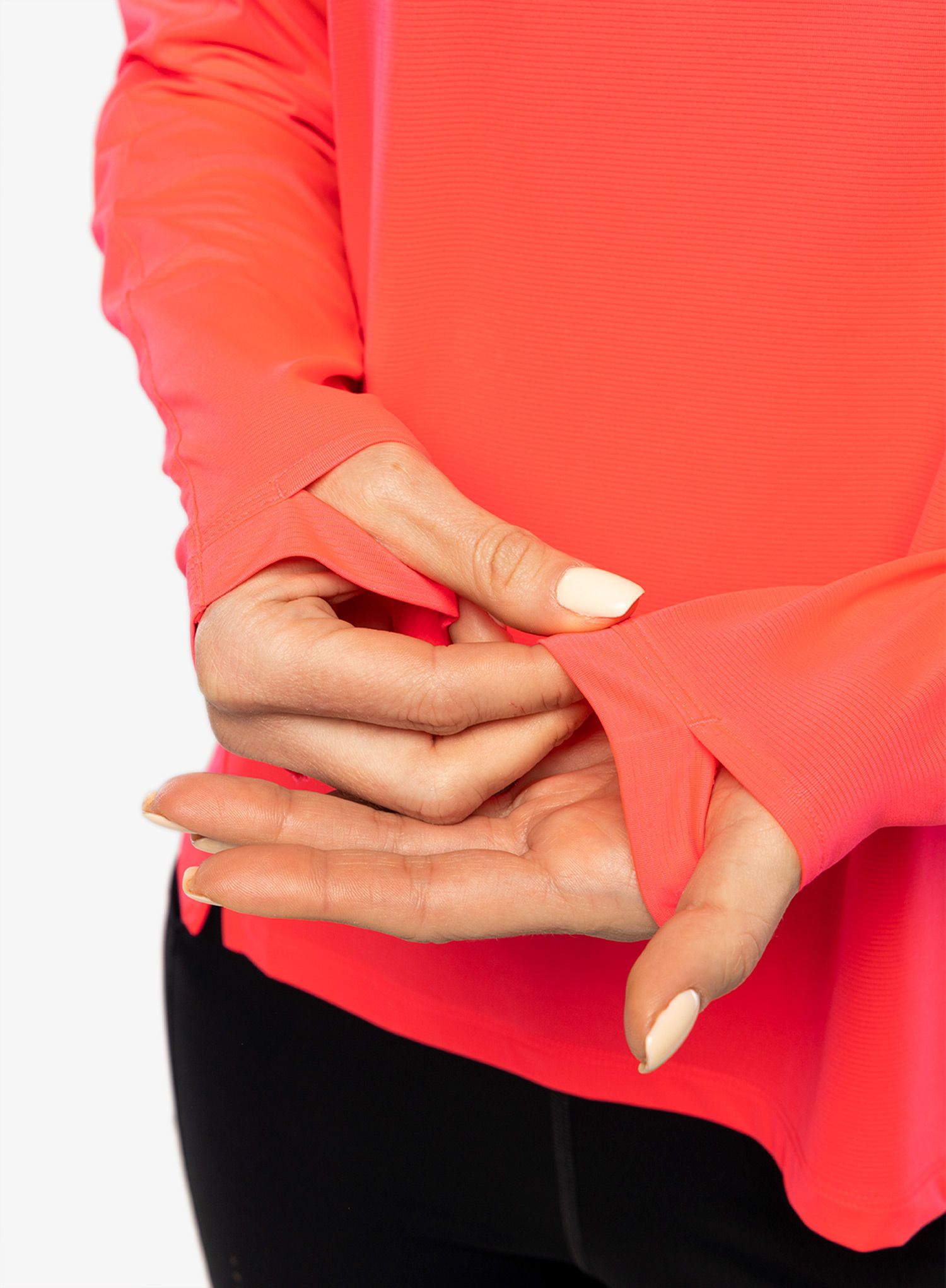 Mikina na běhání dámská Brooks Sprint Free Long Sleeve 2.0 - hyper pink
