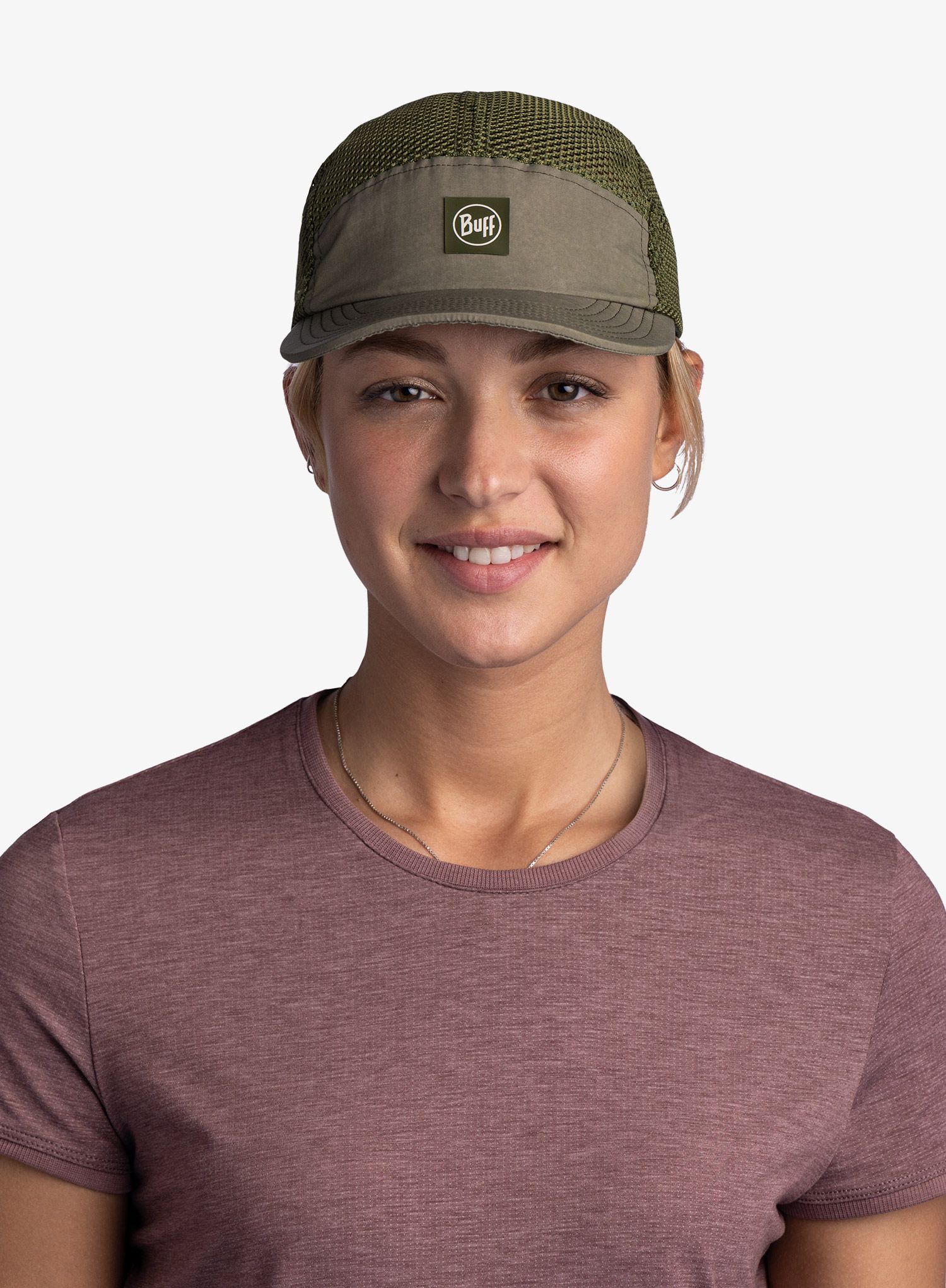 Kšiltovka Buff 5 Panel Air Cap - saret military