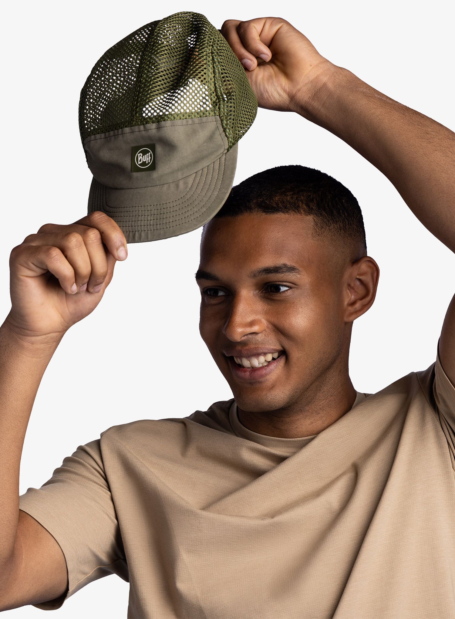 Kšiltovka Buff 5 Panel Air Cap - saret military