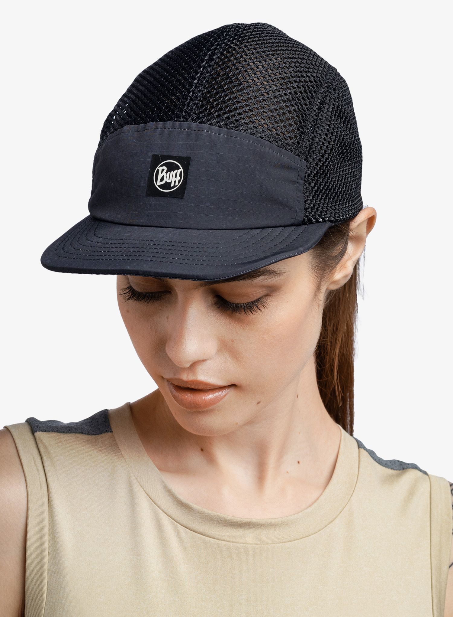 Kšiltovka Buff 5 Panel Air Cap - saret black