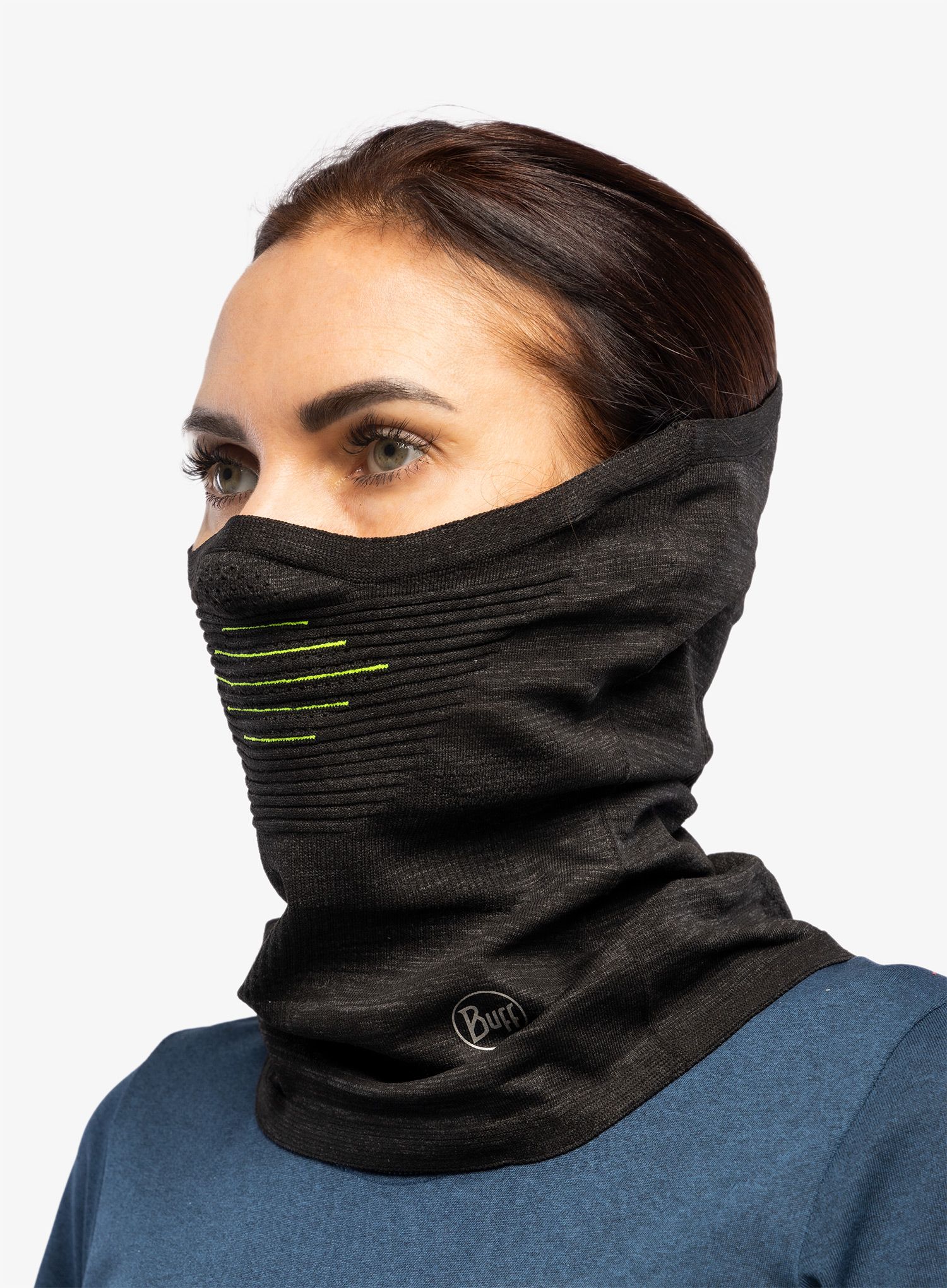 Nákrčník Buff Dryflx+ Neckwarmer - black