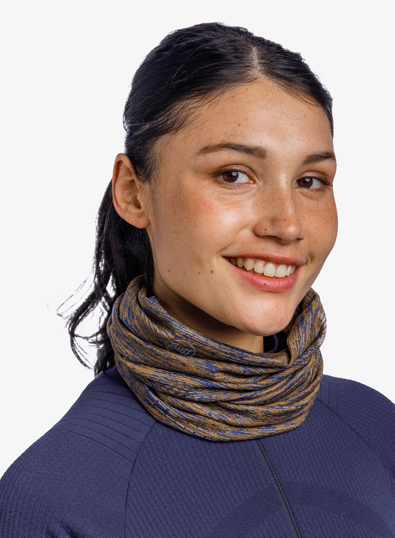Multifunkční šátek Buff Dryflx - brindle brown