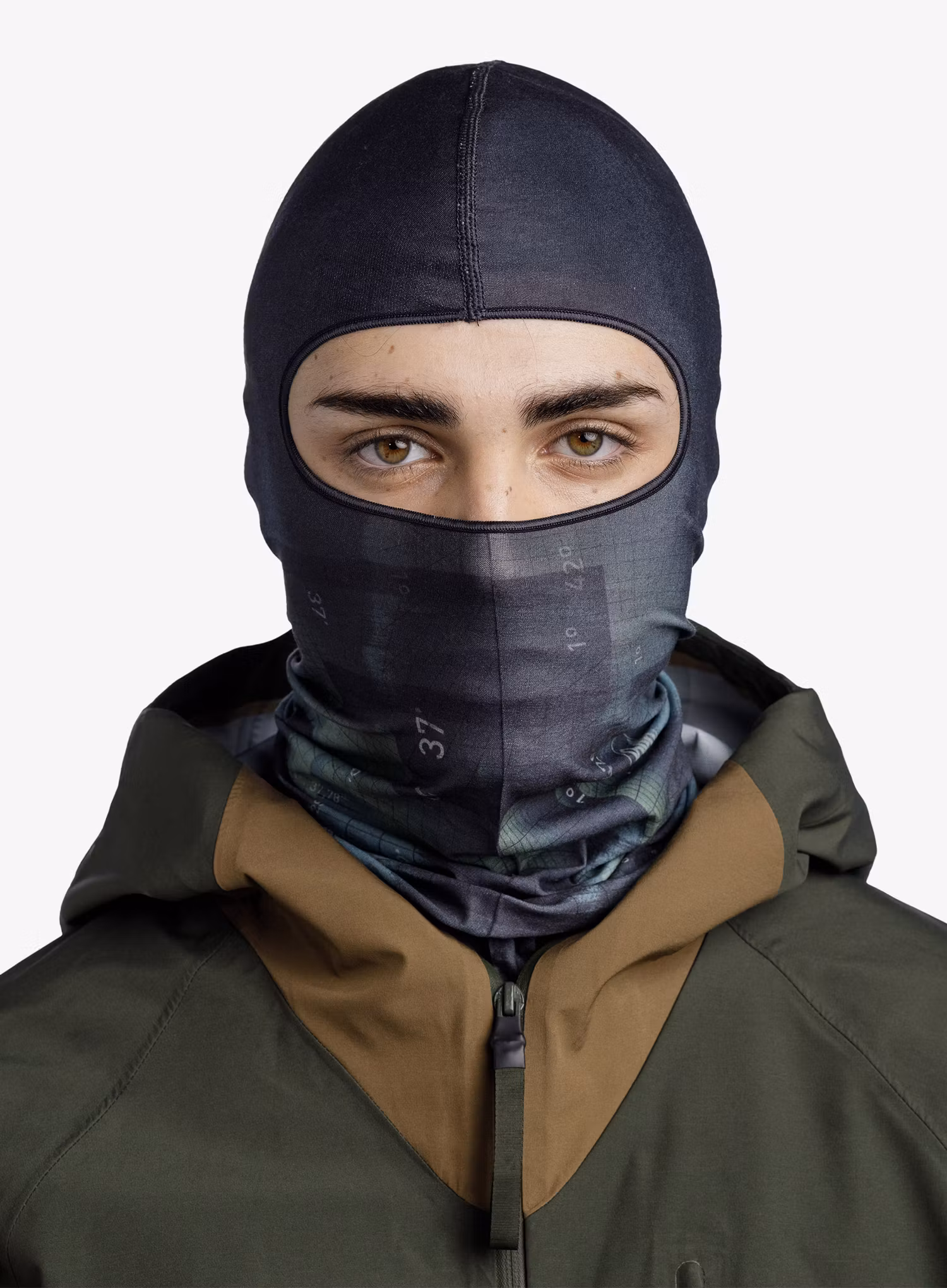 Kukla Buff Ecostretch Balaclava - alock silversage