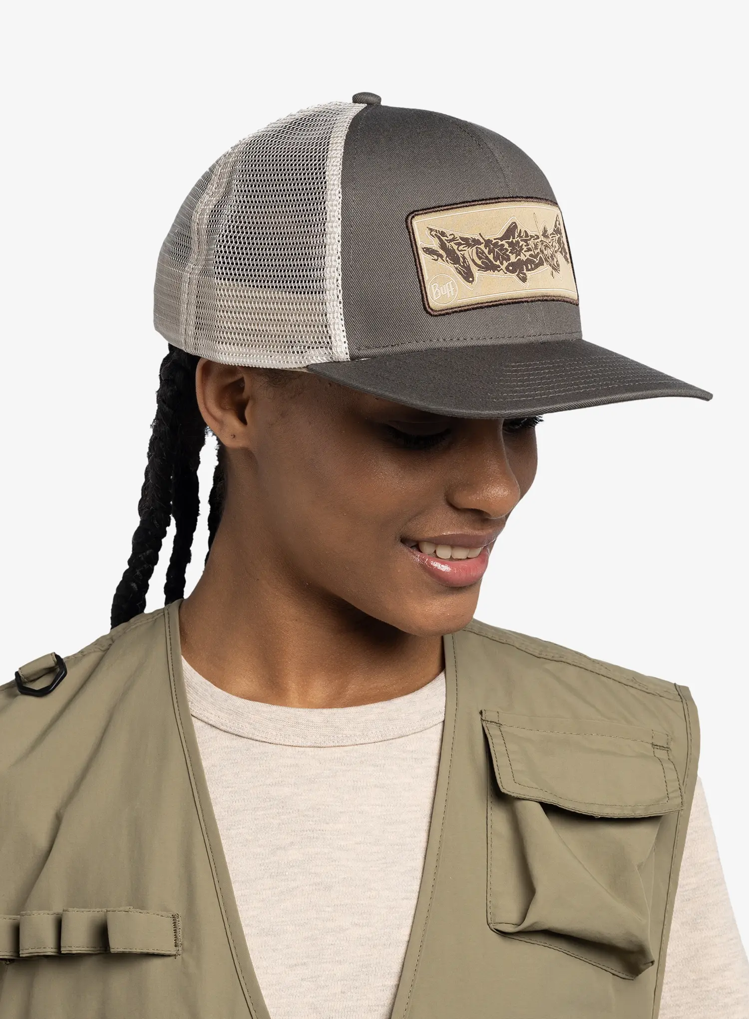 Kšiltovka Buff Explore Trucker Cap - river khaki