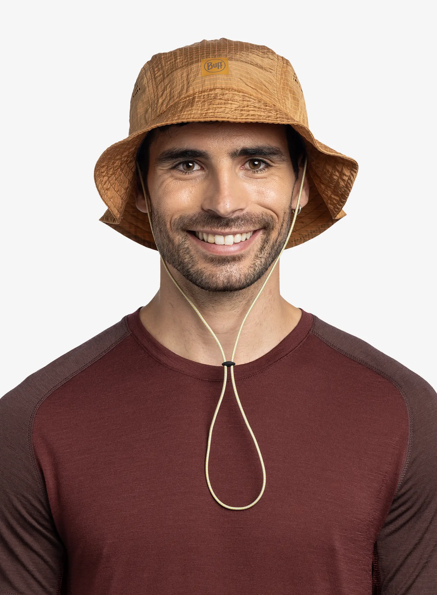 Turistický klobouk Buff Go Bucket Hat - solid ginger