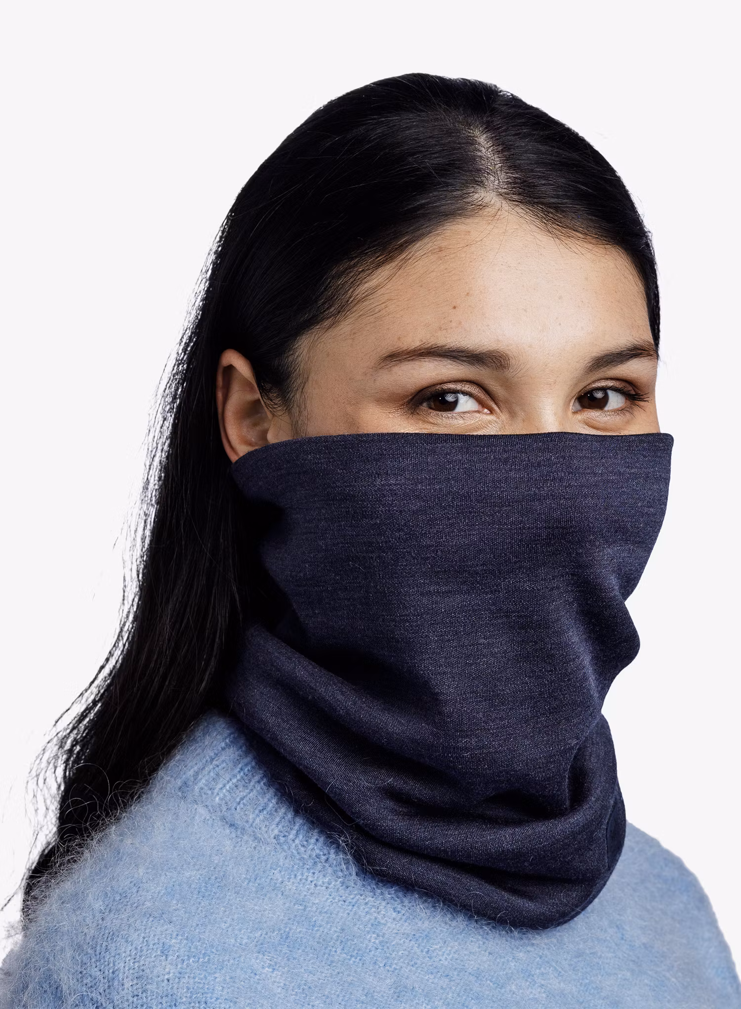 Nákrčník Buff Heavyweight Merino Wool - solid indigo