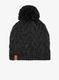 Dámská zimní čepice Buff Knitted&fFleece Beanie Caryn - graphite