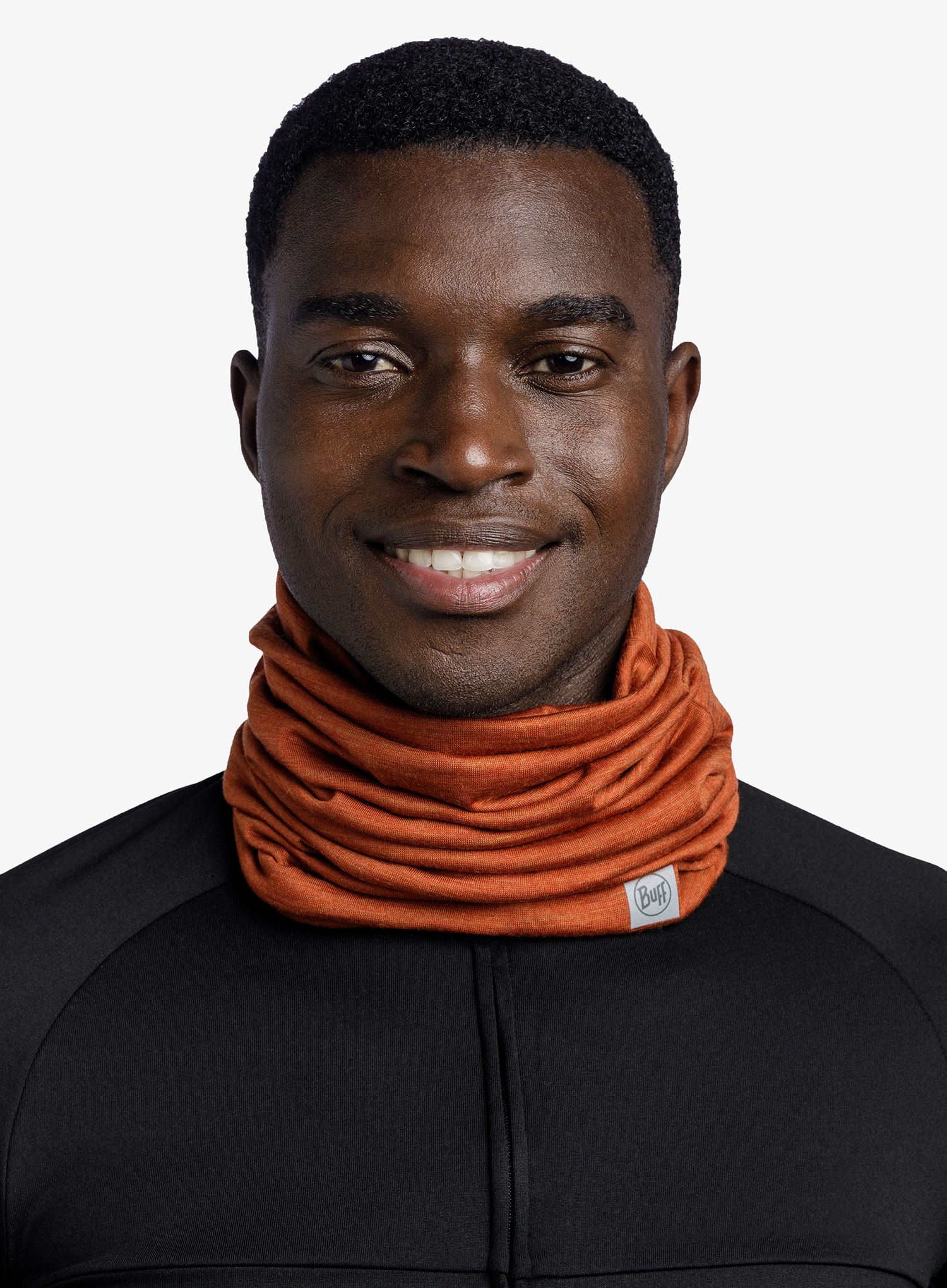 Multifunkční šátek Buff Lightweight Merino Wool - solid cinnamon