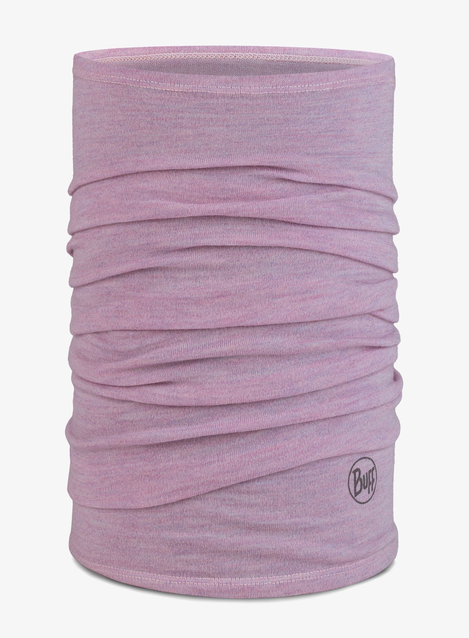 Multifunkční šátek Buff Midweight Merino - melange lilac sand
