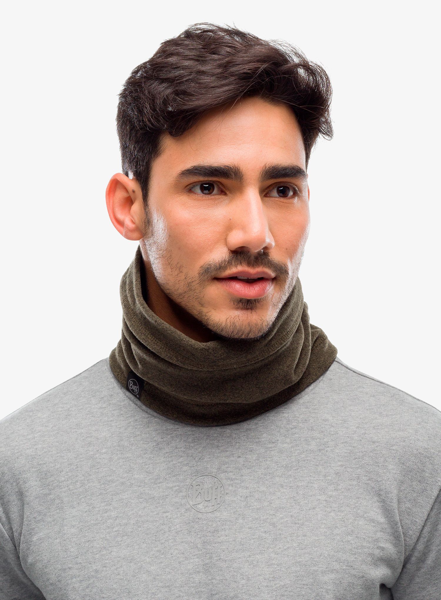 Nákrčník Buff Polar Neckwarmer - bark heather