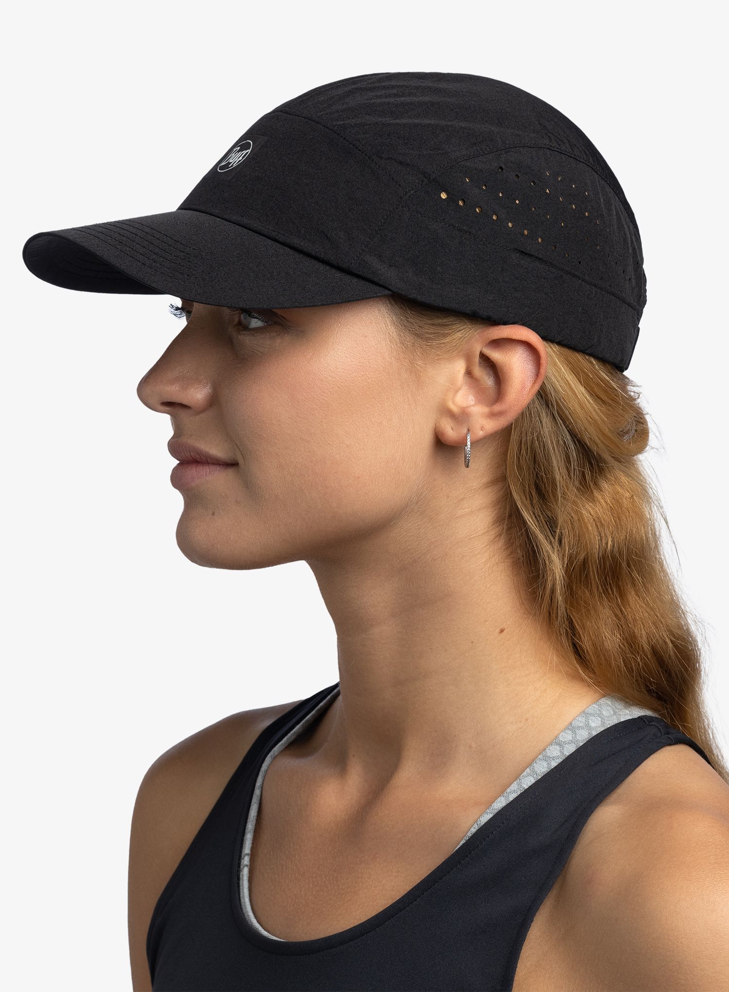 Běžecká čepice Buff Speed Cap - solid black