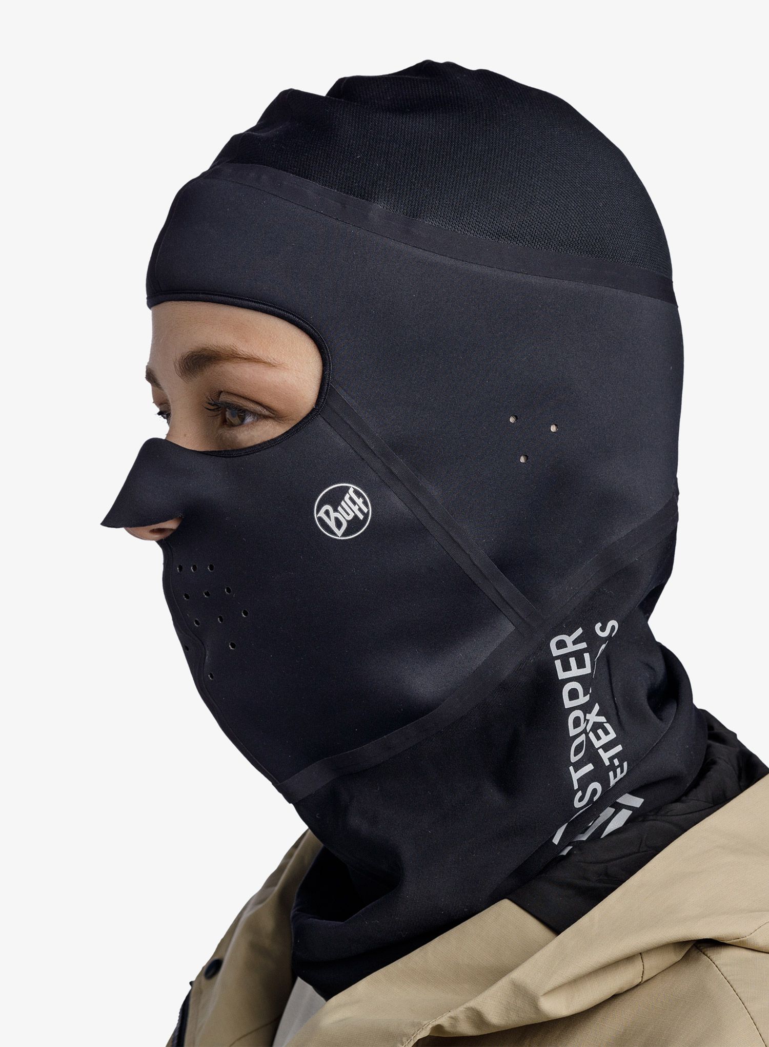 Kukla Buff Windproof Balaclava - solid black