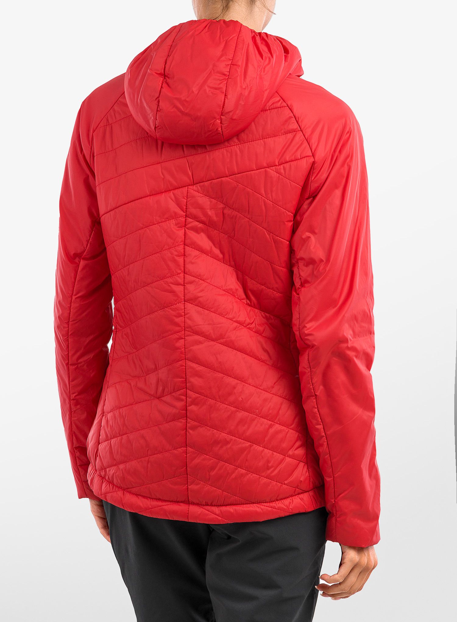 Dámská zateplená bunda CMP Aalia Fix Hood Jacket - campari