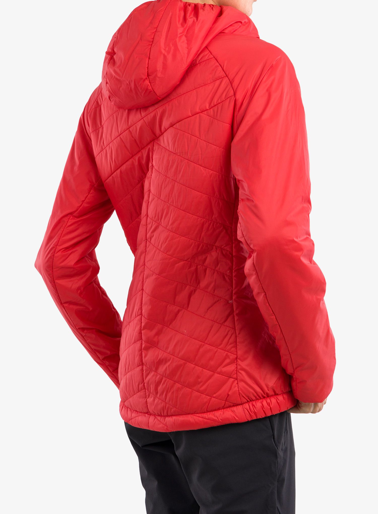 Dámská zateplená bunda CMP Aalia Fix Hood Jacket - campari