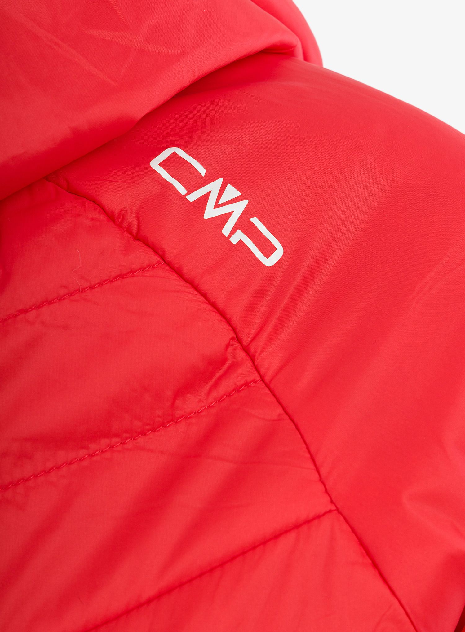 Dámská zateplená bunda CMP Aalia Fix Hood Jacket - campari