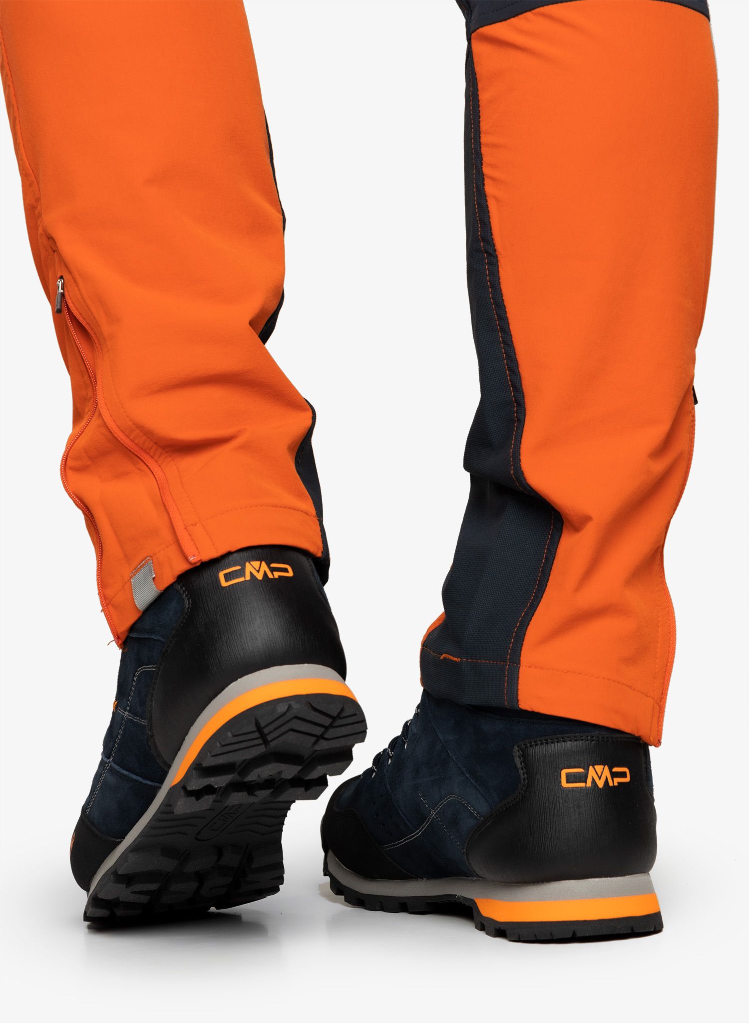 Vysoké turistické boty CMP Alcor Mid WP - antracite/orange