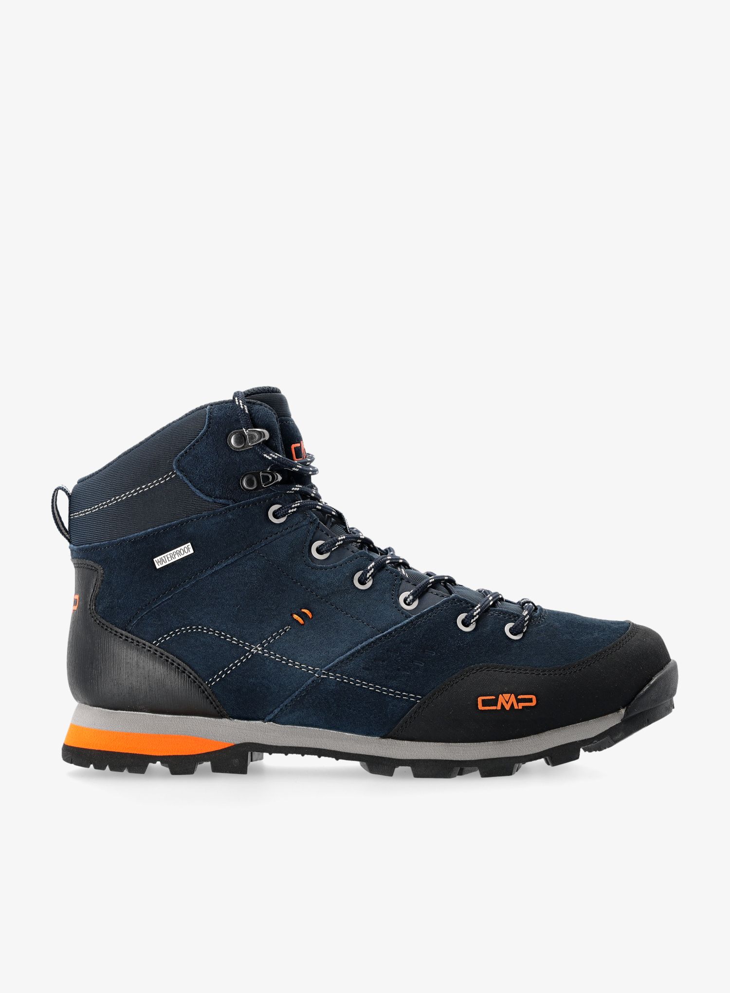 Vysoké turistické boty CMP Alcor Mid WP - antracite/orange