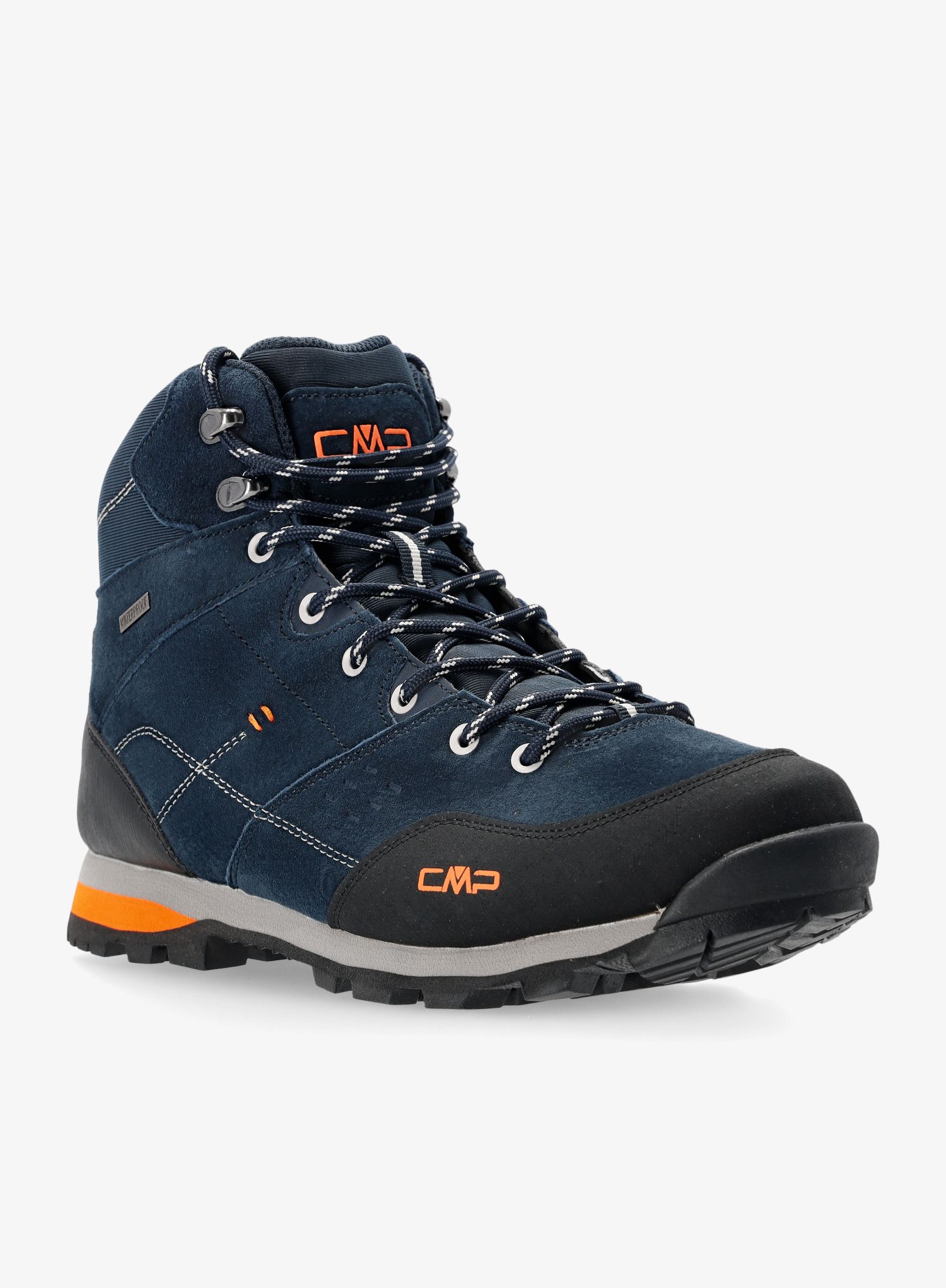 Vysoké turistické boty CMP Alcor Mid WP - antracite/orange