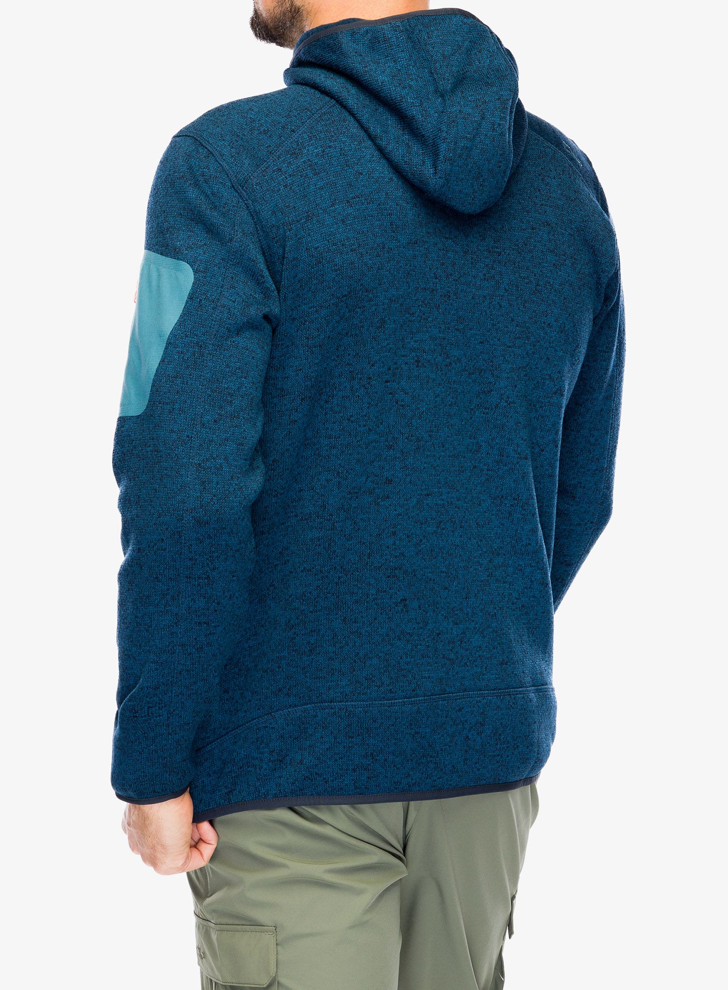 Fleecová bunda CMP Borgis Fix Hood Jacket - bluesteel/antracite