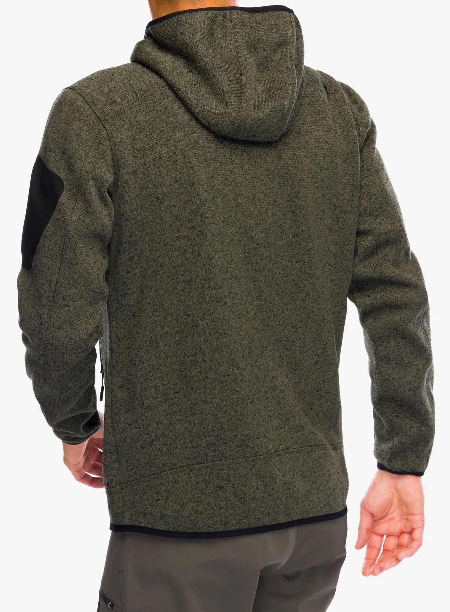 Fleecová bunda CMP Borgis Fix Hood Jacket - olive/nero