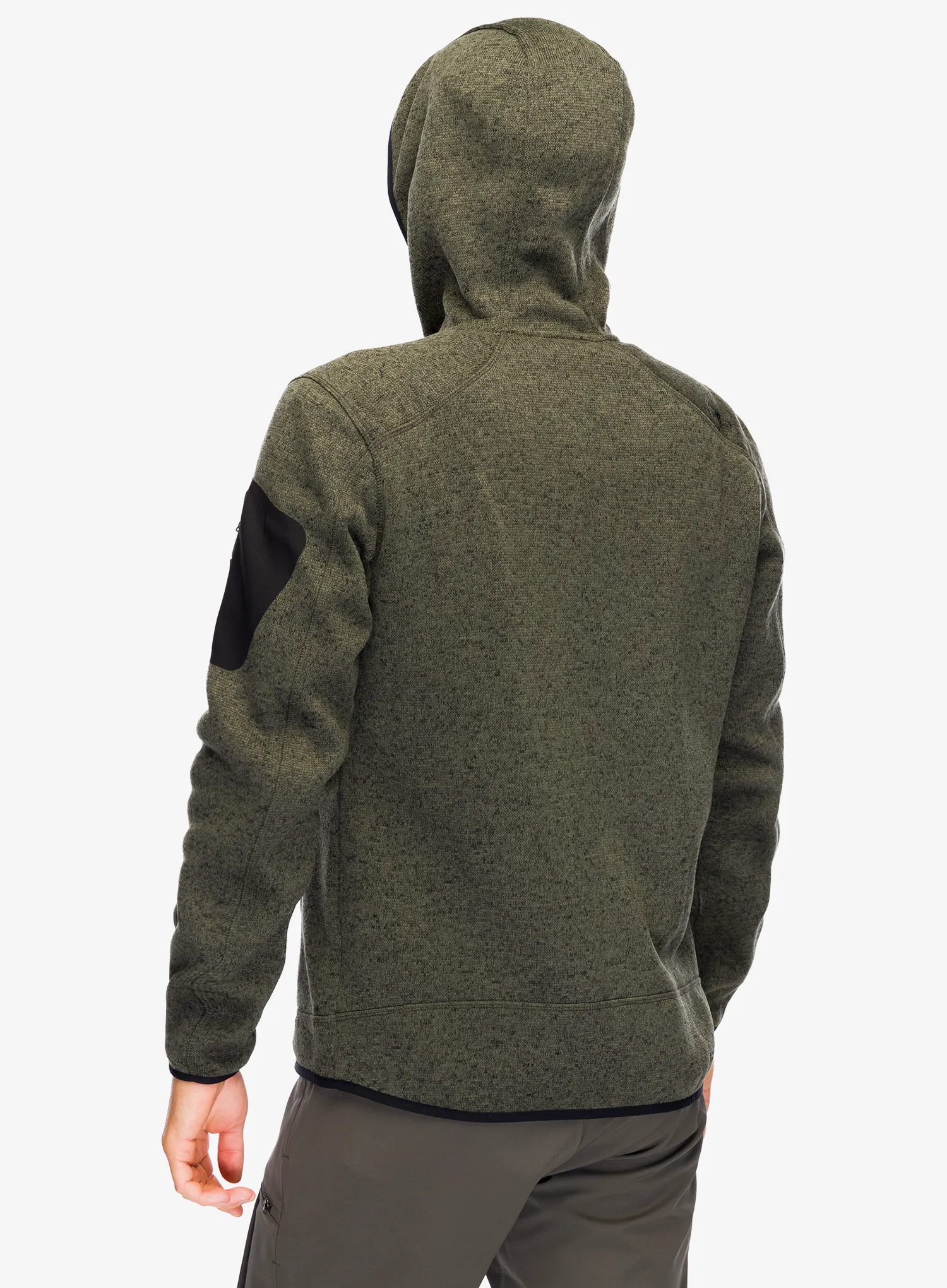 Fleecová bunda CMP Borgis Fix Hood Jacket - olive/nero