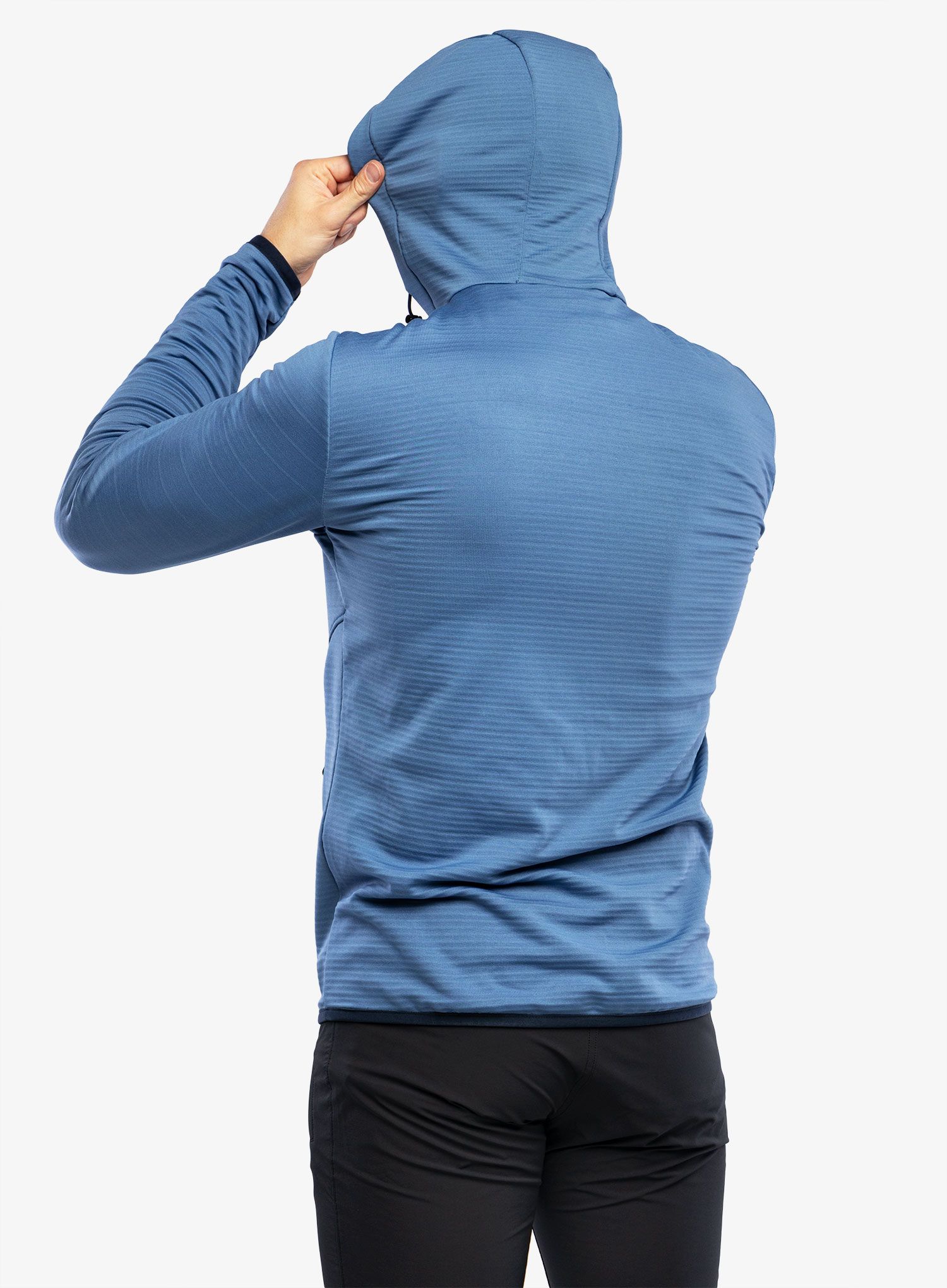 Fleecova bunda CMP Edge Fix Hood Jacket  - bluestone