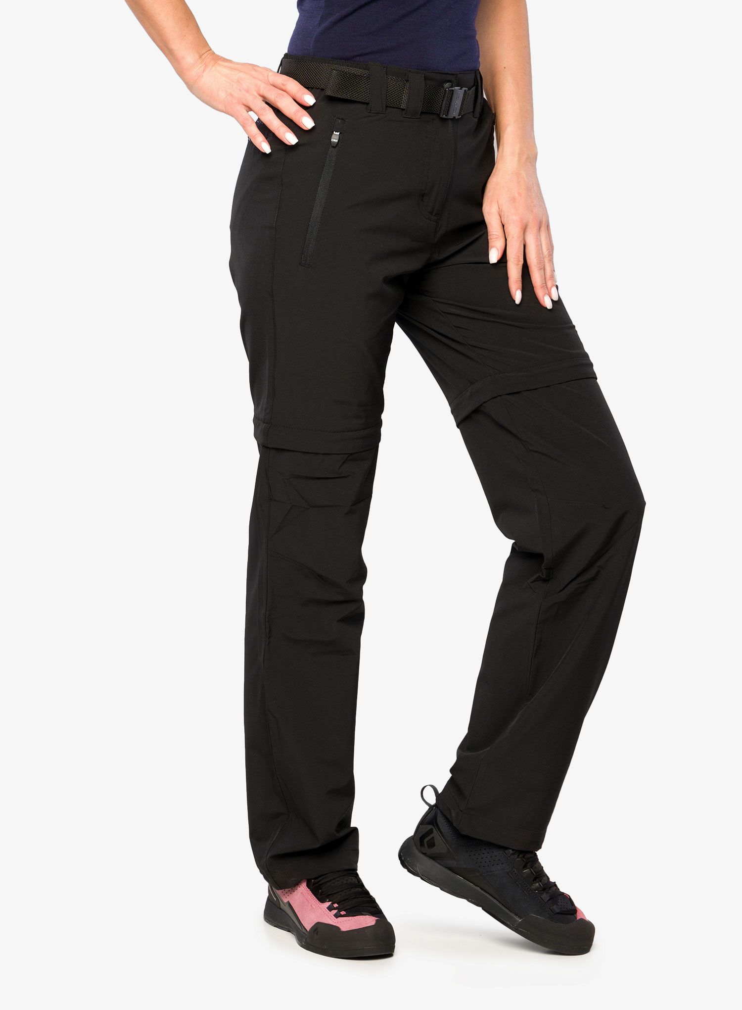 Odepínací kalhoty dámské CMP Evelynn Zip Off Pant - nero