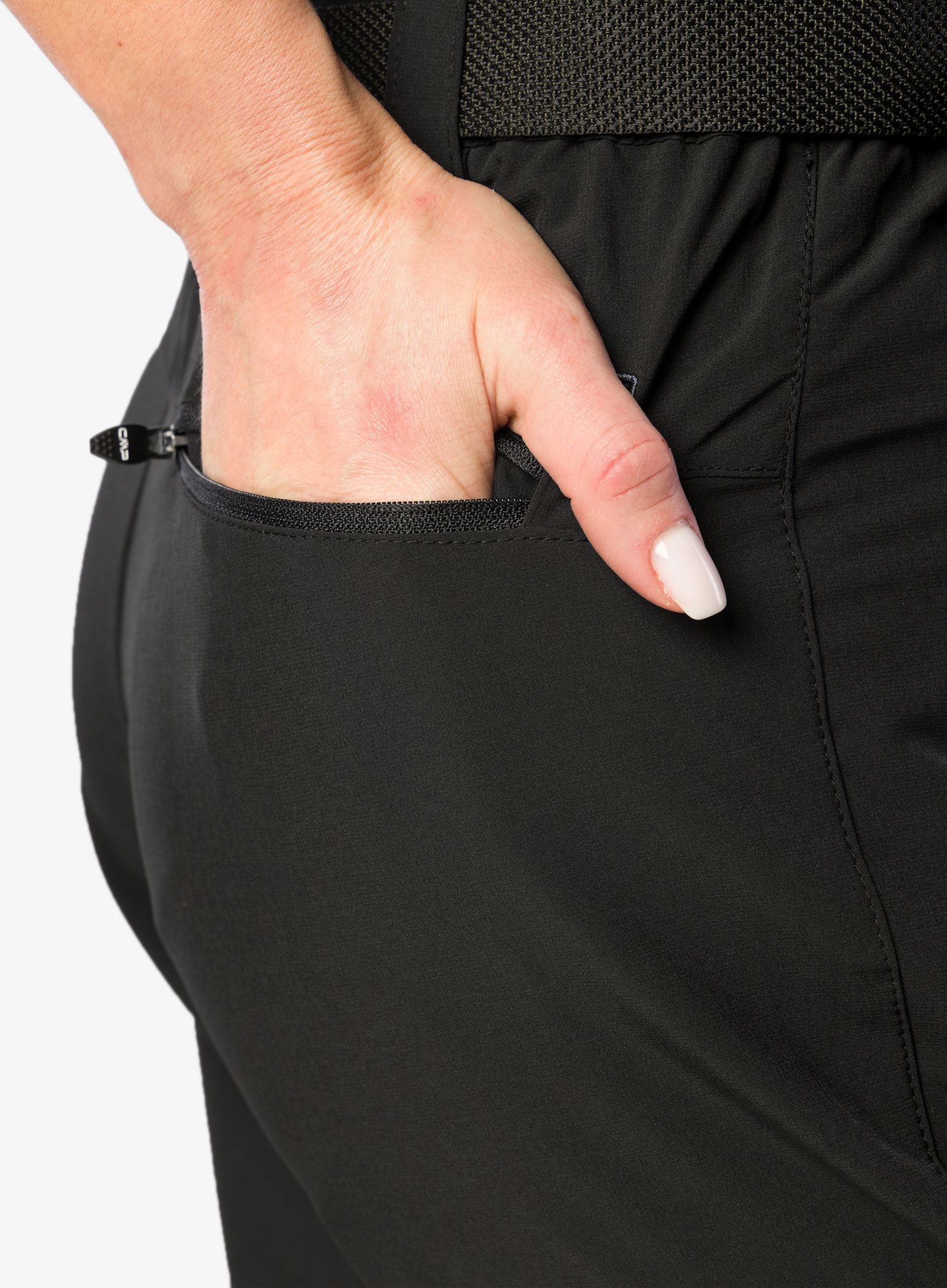 Odepínací kalhoty dámské CMP Evelynn Zip Off Pant - nero