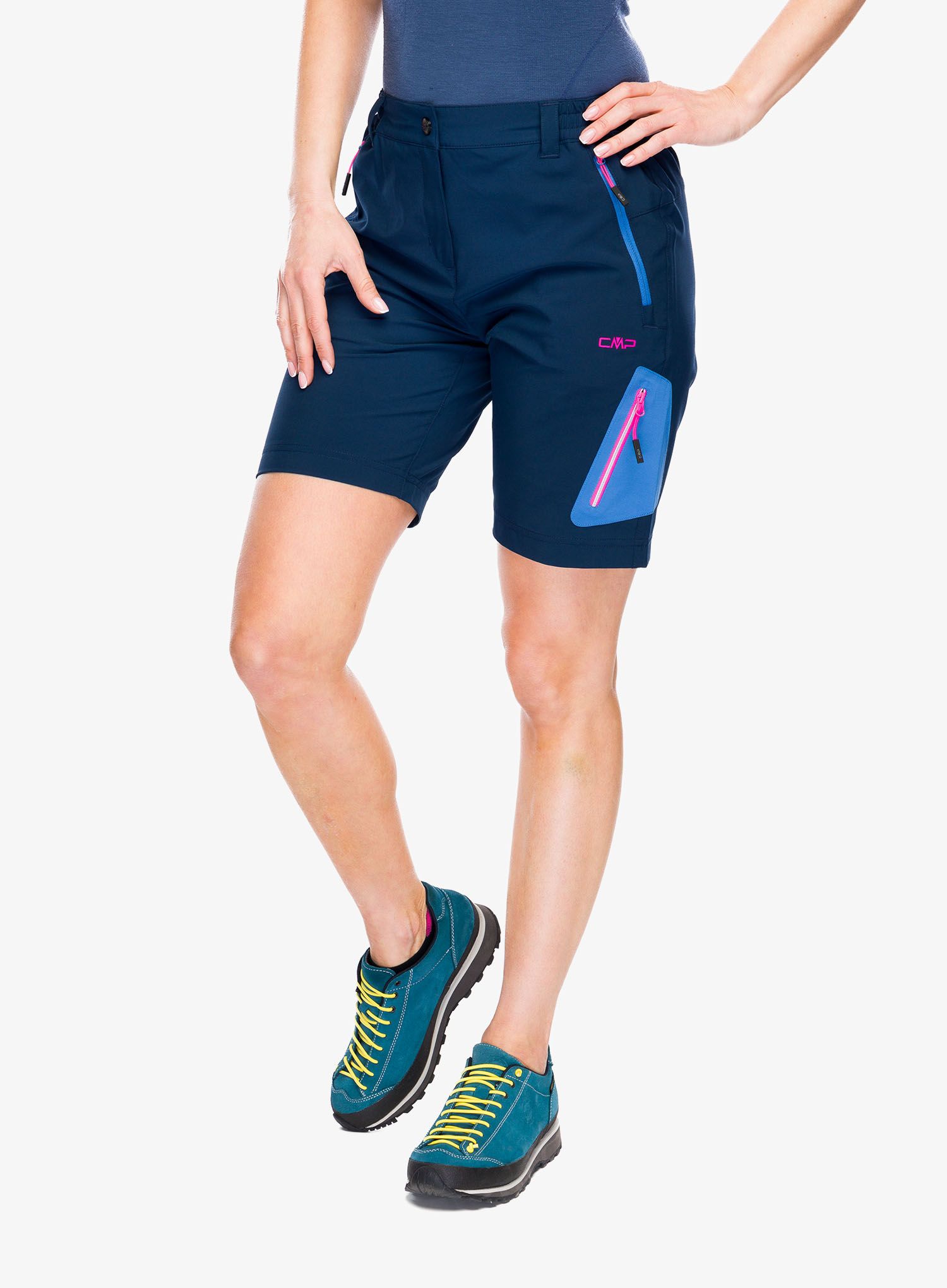 Turistické kraťasy dámské CMP Fortune Bermuda - blue/provenza