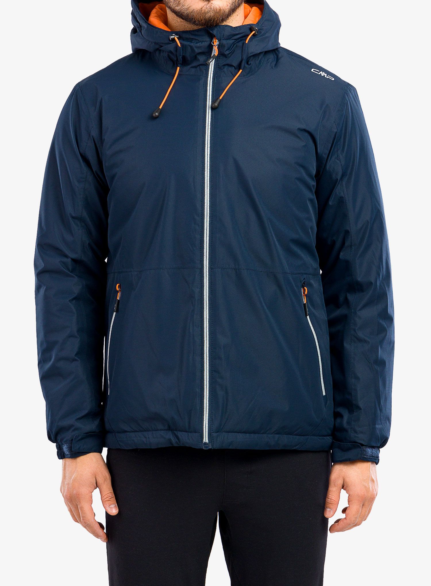 Izolovaná bunda CMP Franz Fix Hood Jacket - black blue