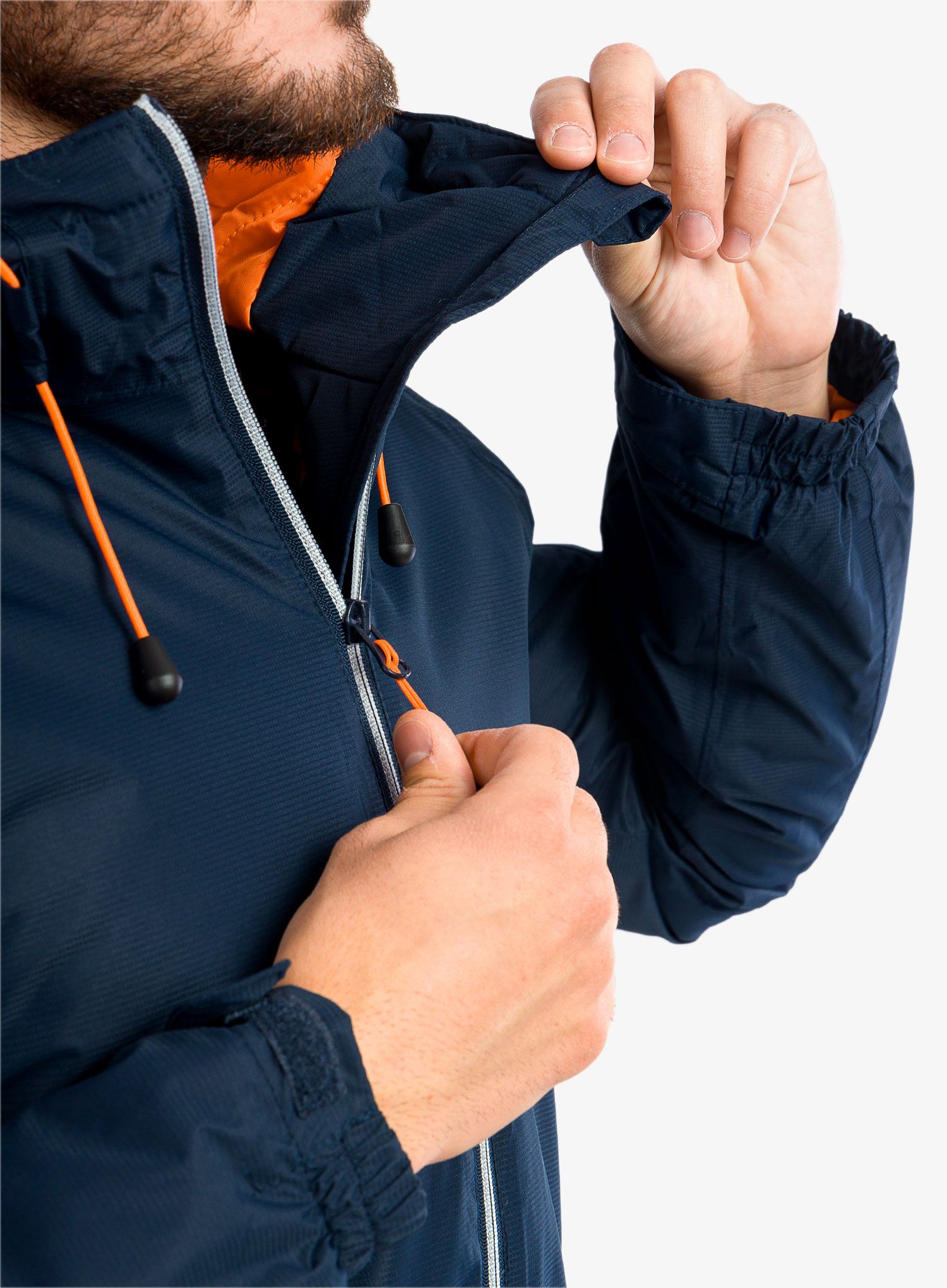 Izolovaná bunda CMP Franz Fix Hood Jacket - black blue