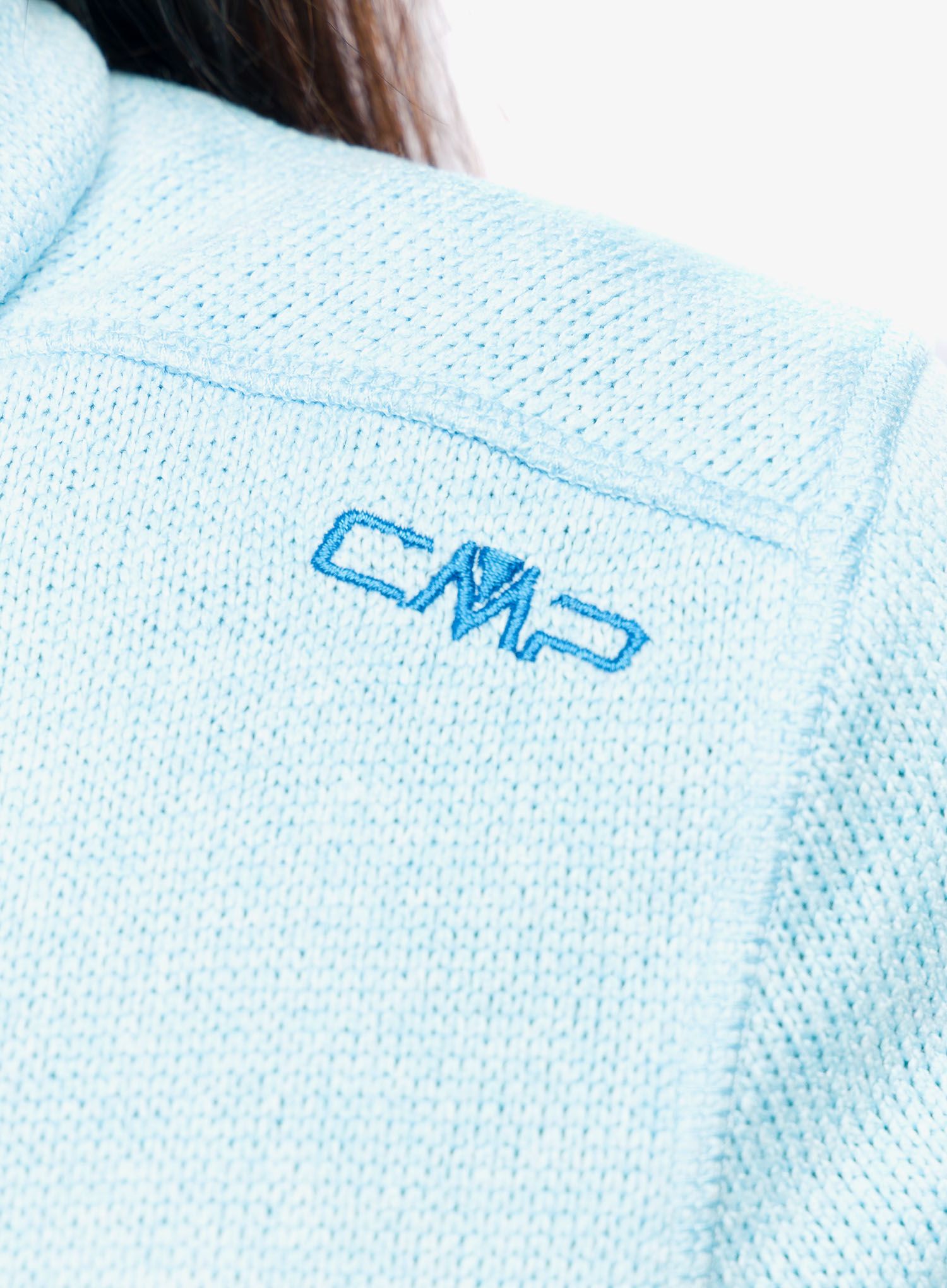 Dámská mikina CMP Haze Jacket Knitted - anice/giada