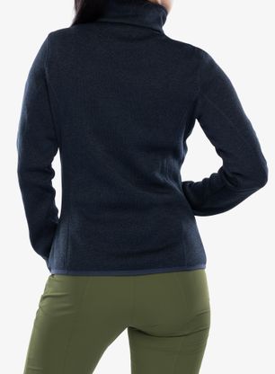 Fleecová mikina dámská CMP Haze Jacket Knitted - b.blue