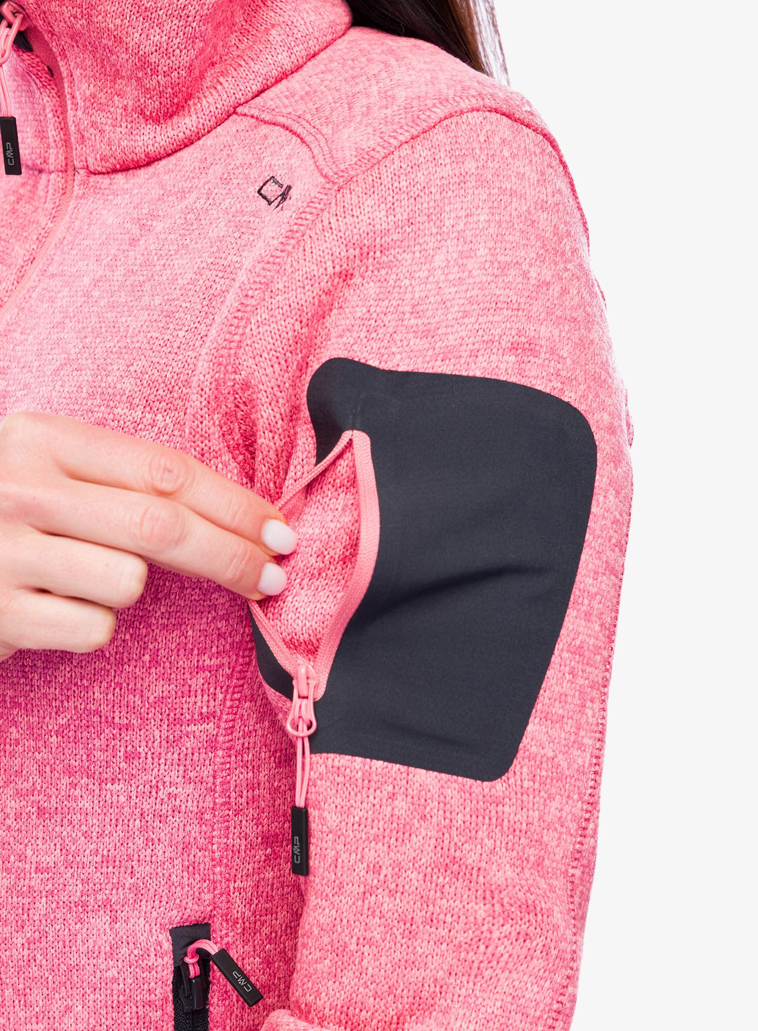 Fleecová mikina dámská CMP Haze Jacket - orchidea/lotus